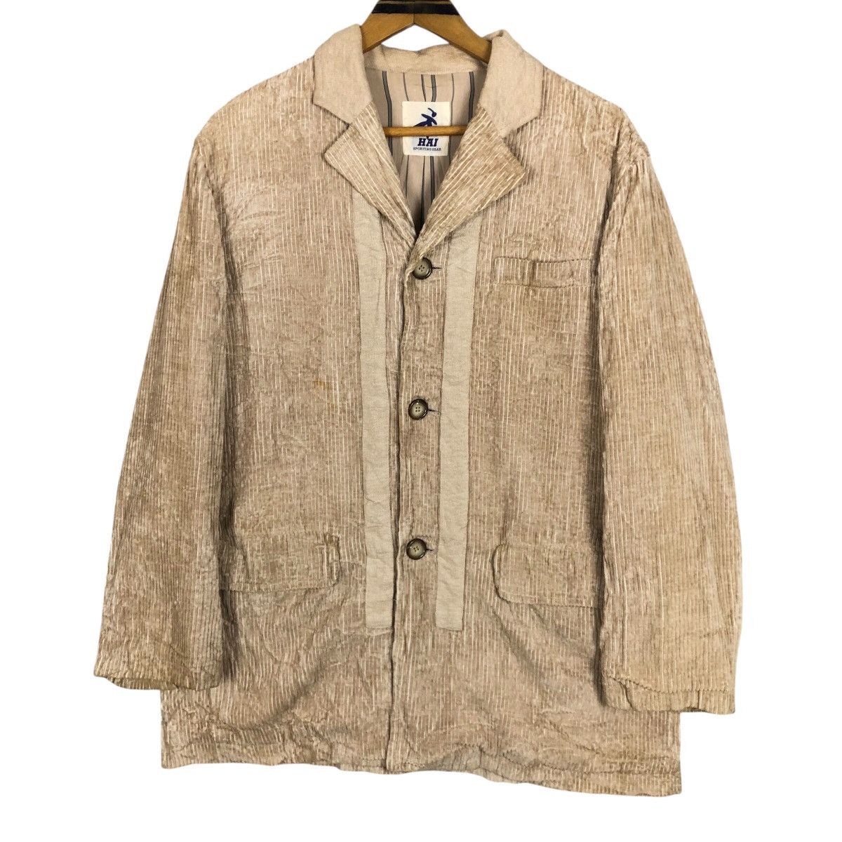 Vintage 90s Hai Sporting Gear Issey Miyake Corduroy Coat