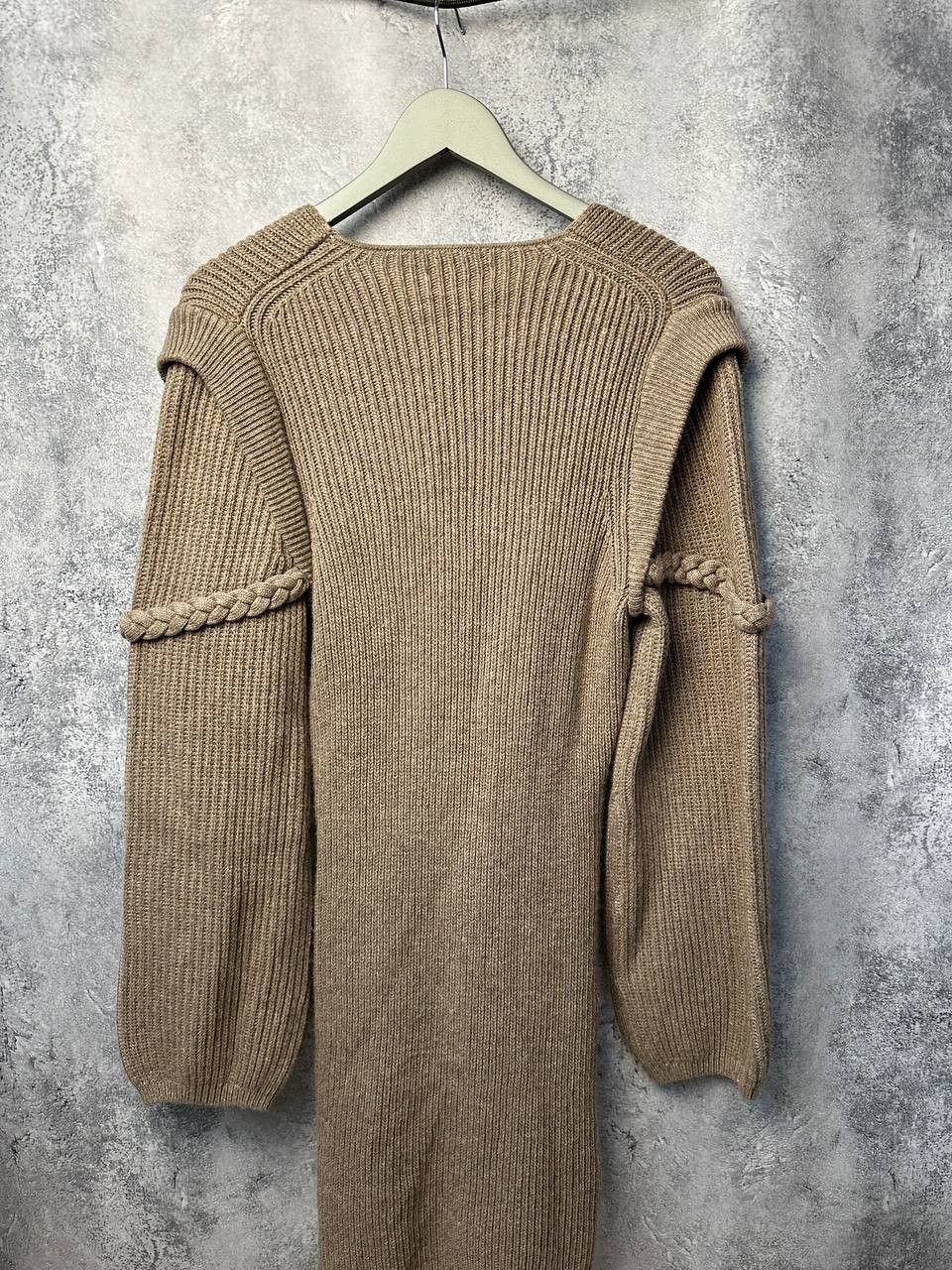 REVOLVE Michael Costello x Revolve Knit Sweater Dress Braided Detail Size XL / US 12-14 / IT 48-50 - 4 Thumbnail