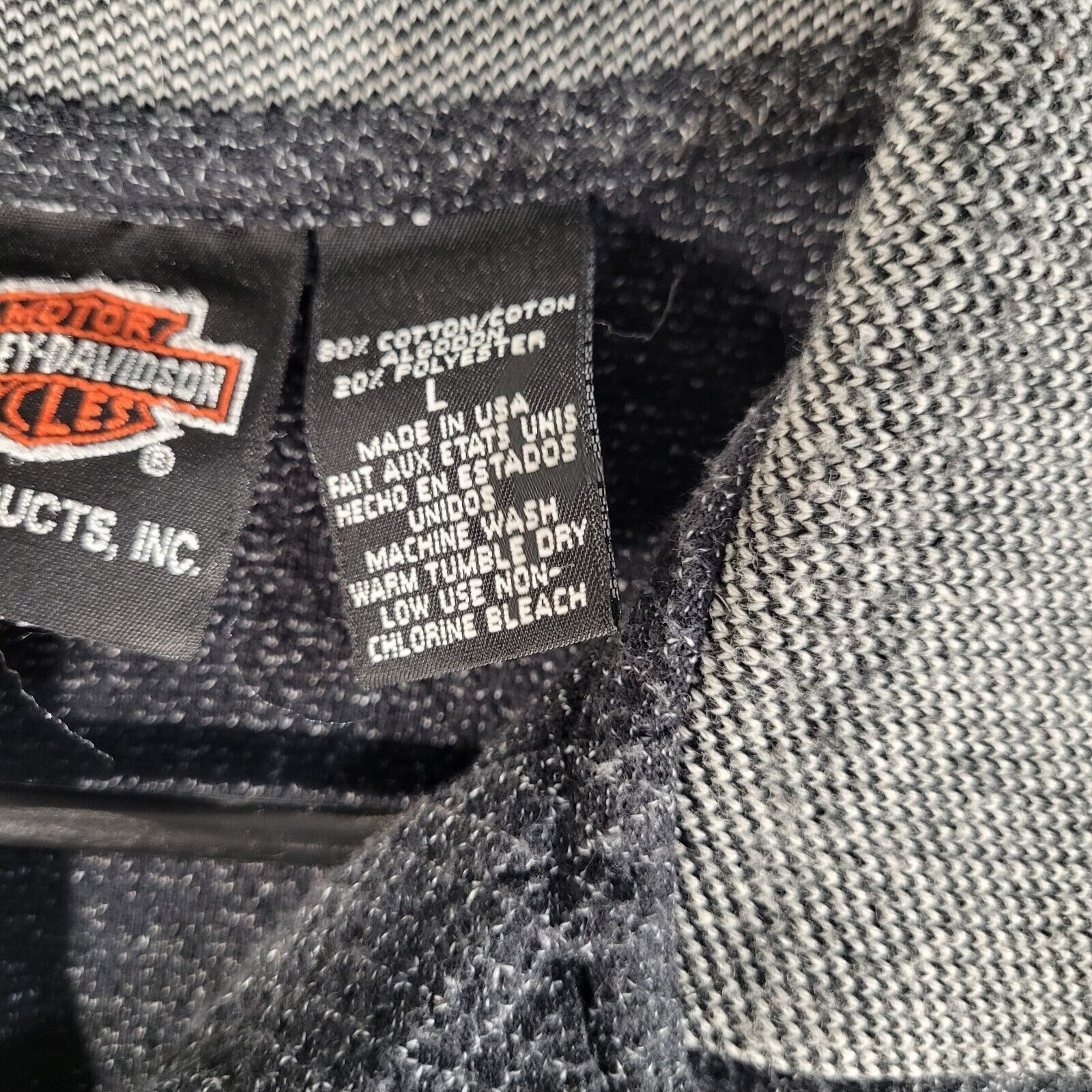 Harley Davidson Harley Davidson Men's Dark Grey Polo Button FT Lauderdale L Size US L / EU 52-54 / 3 - 11 Thumbnail