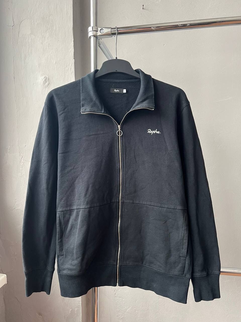 Rapha RAPHA COTTON MENS BIKE CYCLING FULL ZIP JACKET LONG SLEEVE Size US XL / EU 56 / 4 - 3 Thumbnail