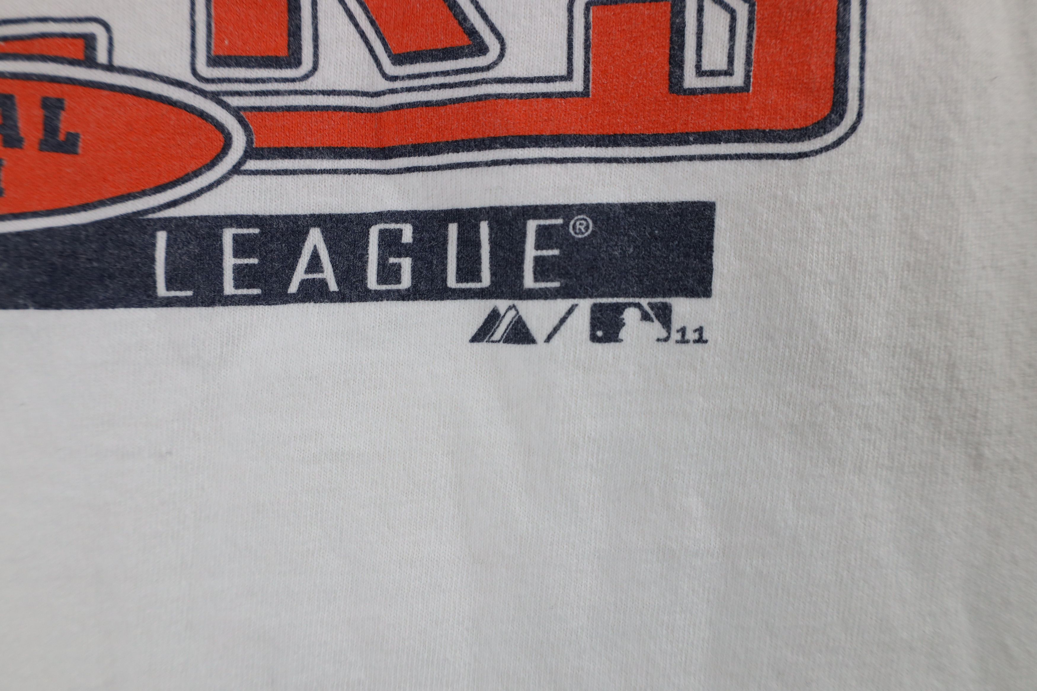 Majestic × Vintage Vintage Y2K Majestic Tigers Baseball Long Sleeve T-Shirt Size US XXL / EU 58 / 5 - 6 Thumbnail