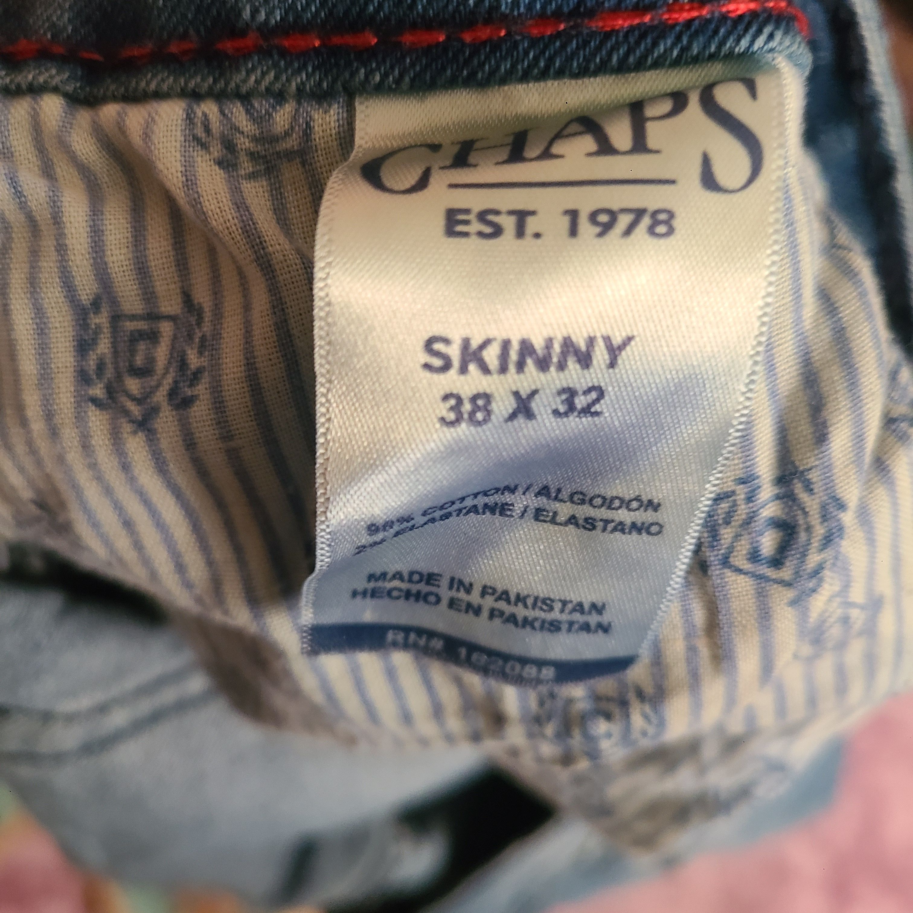 Chaps Ralph Lauren Chaps Skinny Jeans Mens 38x32 Size US 38 / EU 54 - 3 Thumbnail