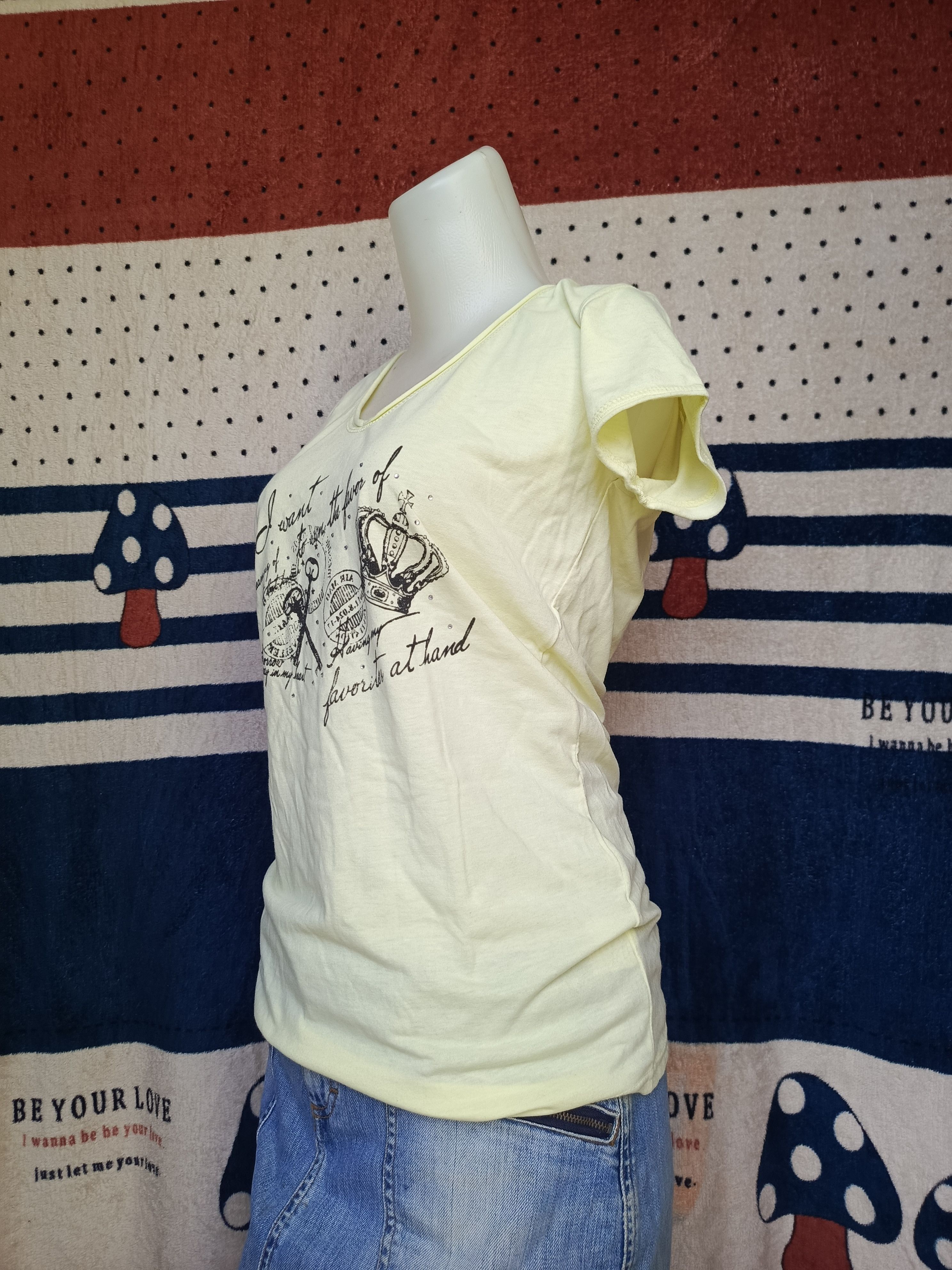 Japanese Brand Art text print t-shirts Size L / US 10 / IT 46 - 2 Thumbnail