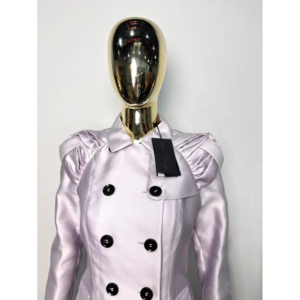 Burberry Burberry Prorsum Satin Trench Coat Size S / US 4 / IT 40 - 8 Thumbnail
