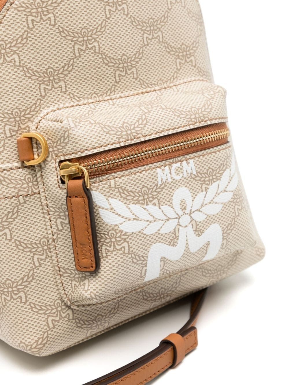 MCM o1mt1gz0725 Size: OS / xMini Backpack in Beige Size ONE SIZE - 3 Thumbnail
