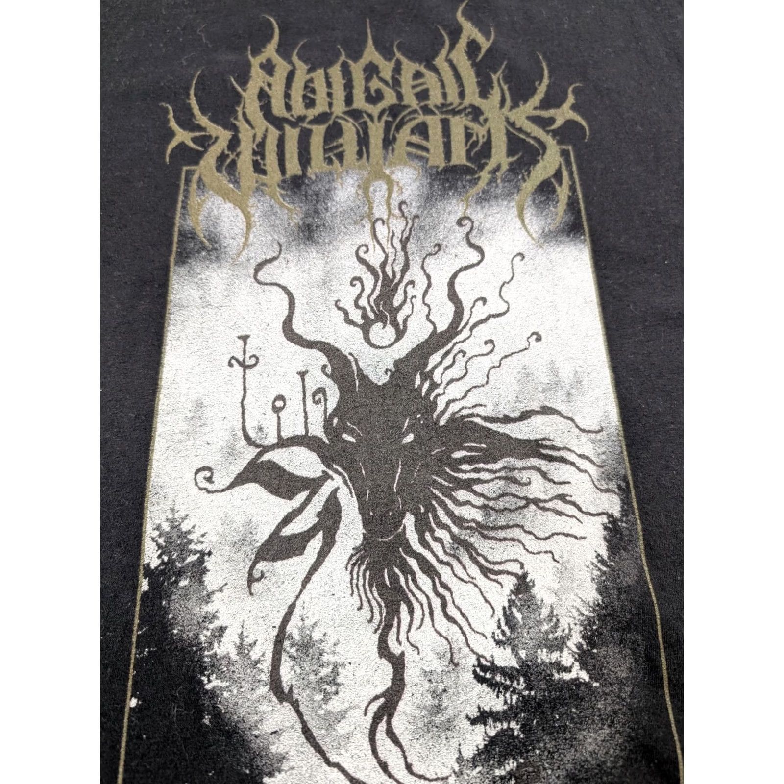 Gildan Gildan Heavy Cotton T-Shirt Abigail Williams Black Metal Band Graphic Print Crew Neck Short Sleeve L Men’s Size US L / EU 52-54 / 3 - 3 Thumbnail