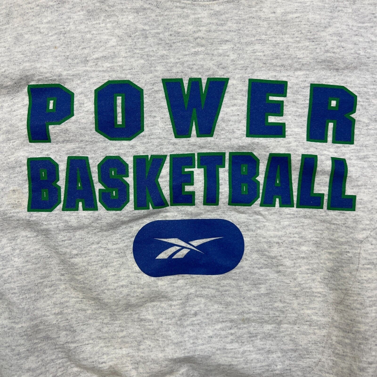 NBA × Reebok 90s Reebok Sweatshirt Large Power Basketball USA Crewneck Size US L / EU 52-54 / 3 - 3 Thumbnail