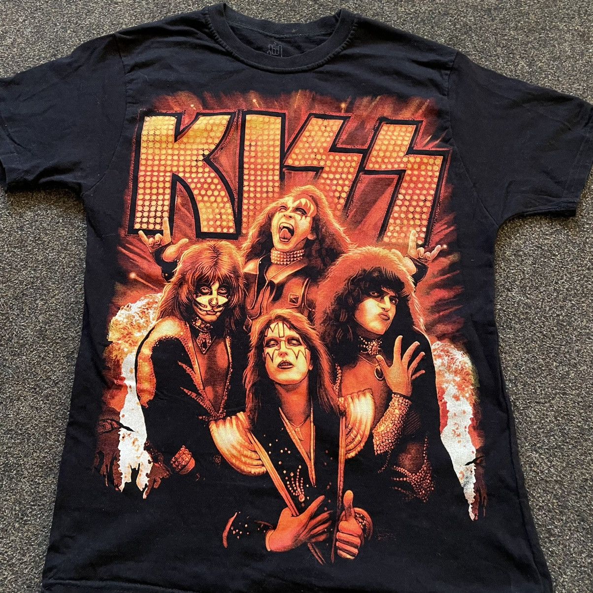 Vintage Vintage 00s KISS Band Tee Graphic Horror Punk Streetwear S Size US S / EU 44-46 / 1 - 2 Thumbnail
