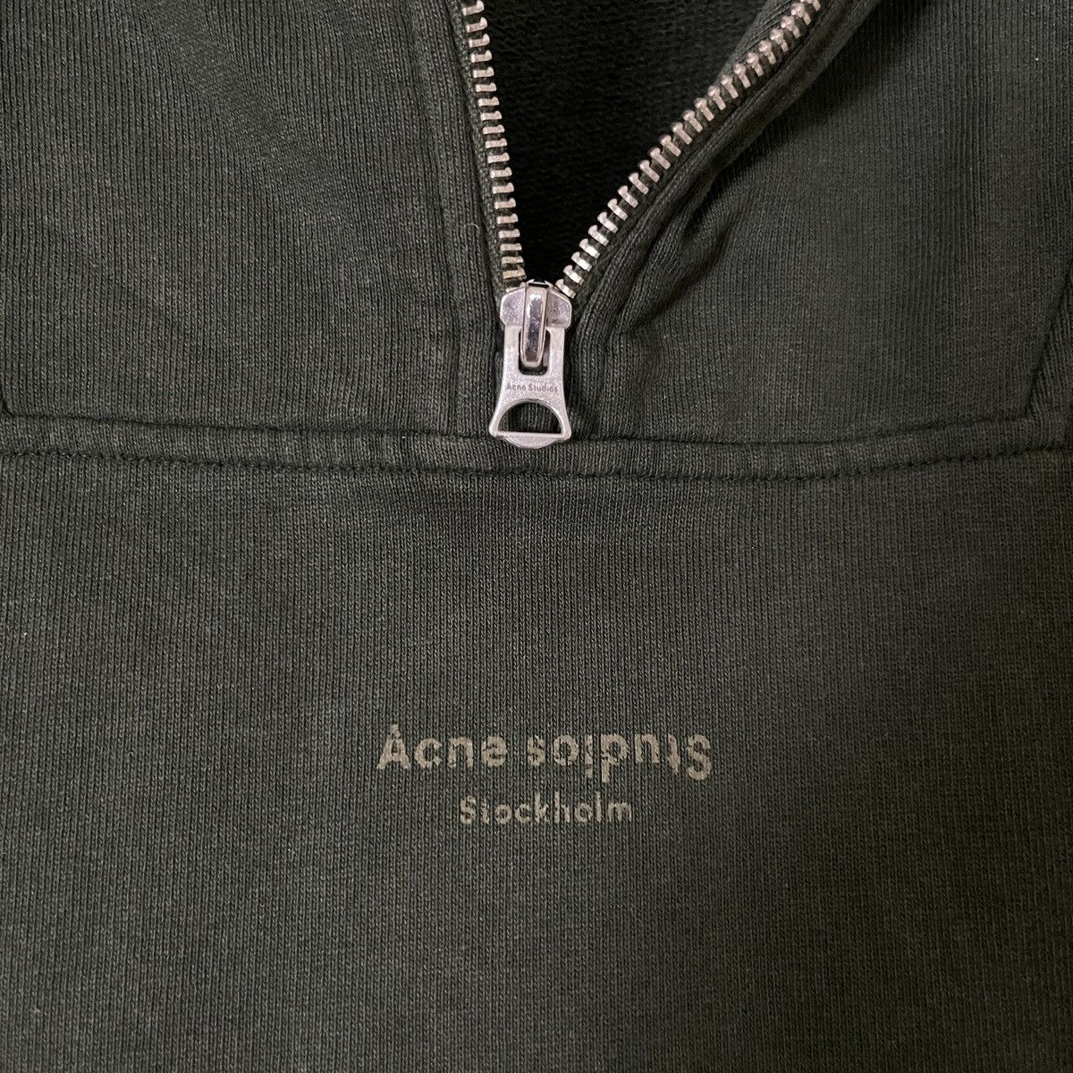 Acne Studios Acne Studios Stockholm Half Zip Sweatshirt Size US M / EU 48-50 / 2 - 7 Thumbnail