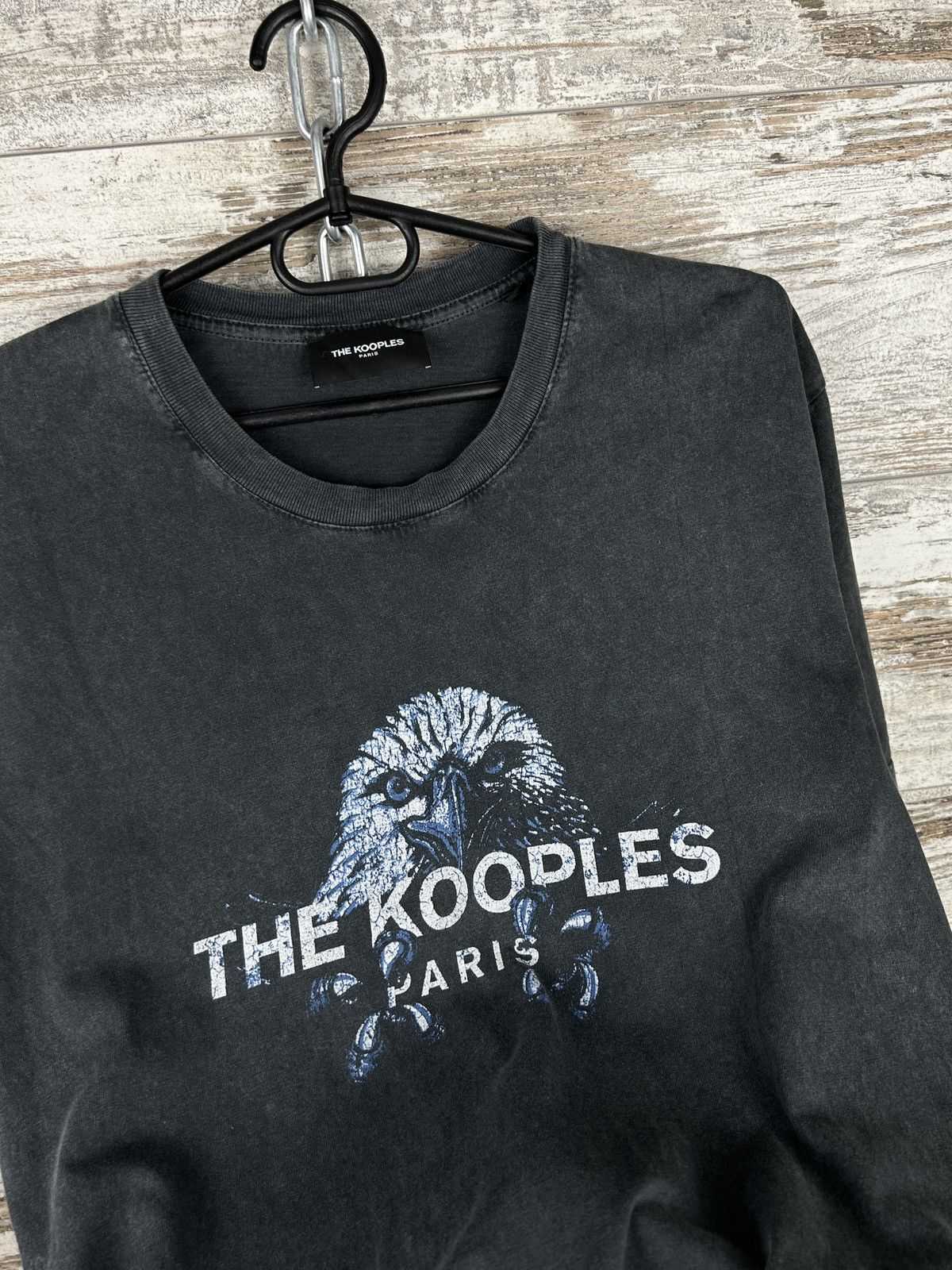 Japanese Brand × The Kooples Mens The Kooples Paris T Shirt Japanese brand big logo tee Size US M / EU 48-50 / 2 - 6 Thumbnail