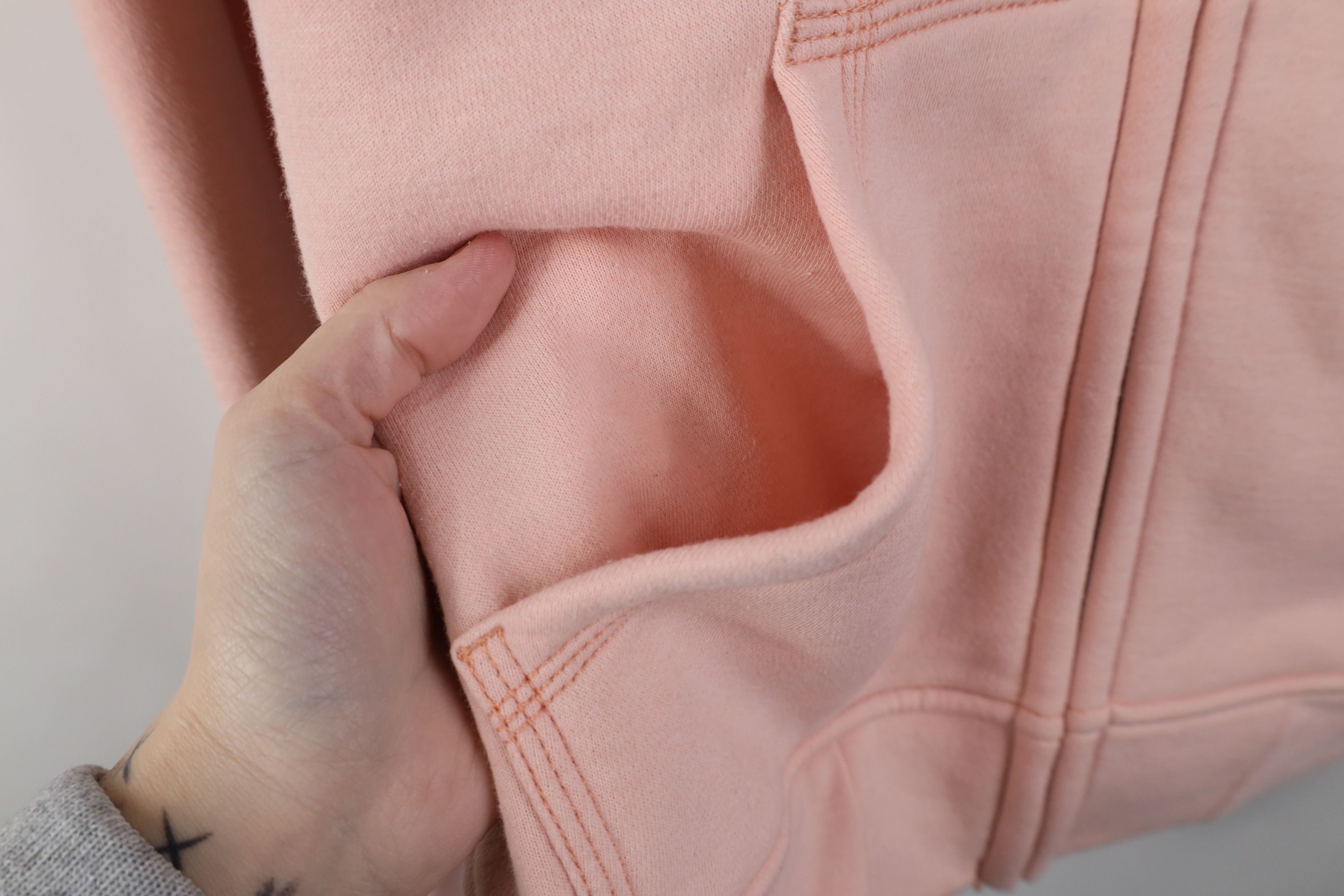 Carhartt Vintage Y2K Carhartt Spell Heavyweight Full Zip Hoodie Pink Size XL / US 12-14 / IT 48-50 - 5 Thumbnail