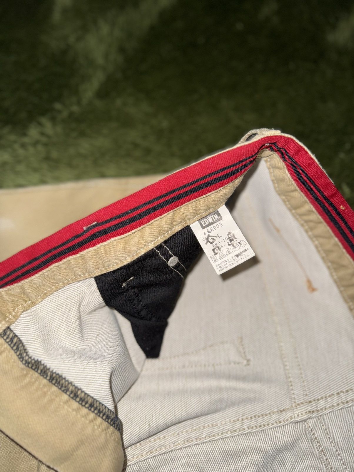 Edwin [L] EDWIN Made in Japan Relaxed Jersey Cotton Pants Beige Size US 34 / EU 50 - 4 Thumbnail