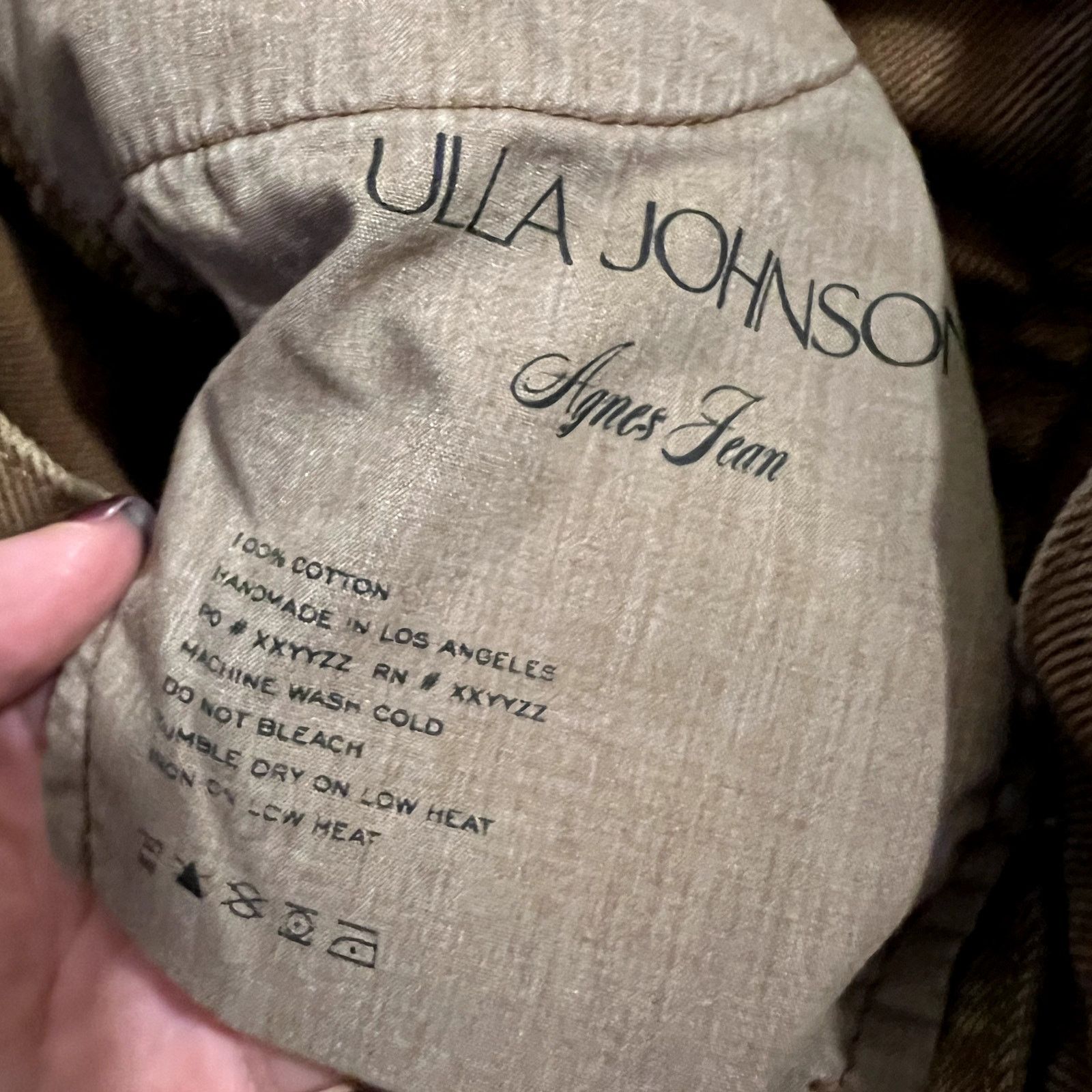 Ulla Johnson ULLA JOHNSON the agnes jean in umber wash brown size 24 Size 24" / US 00 / IT 34 - 11 Thumbnail