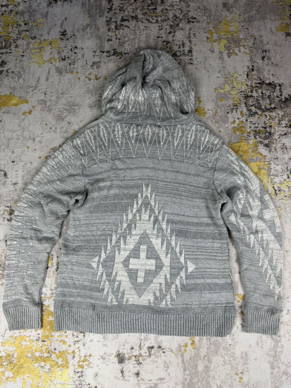 JACKROSE Vintage 90s Jackrose Navajo Sweater knit Hoodie Size US M / EU 48-50 / 2 - 8 Thumbnail