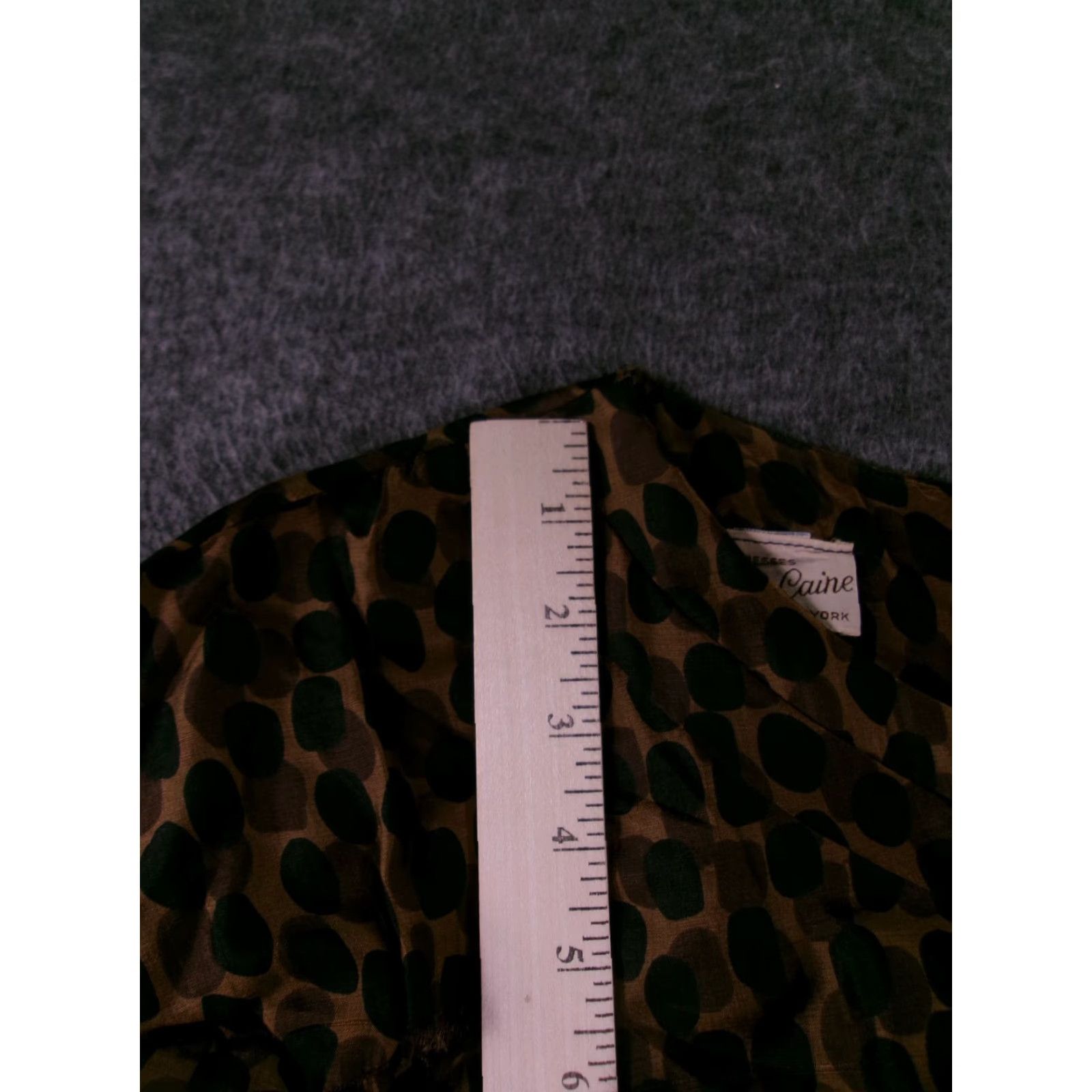 Vintage VINTAGE Nelson Caine Dress Women 12 Brown Black Polka Dot Cap Sleeve Sheath 60s Mens Women? Size XL / US 12-14 / IT 48-50 - 6 Thumbnail