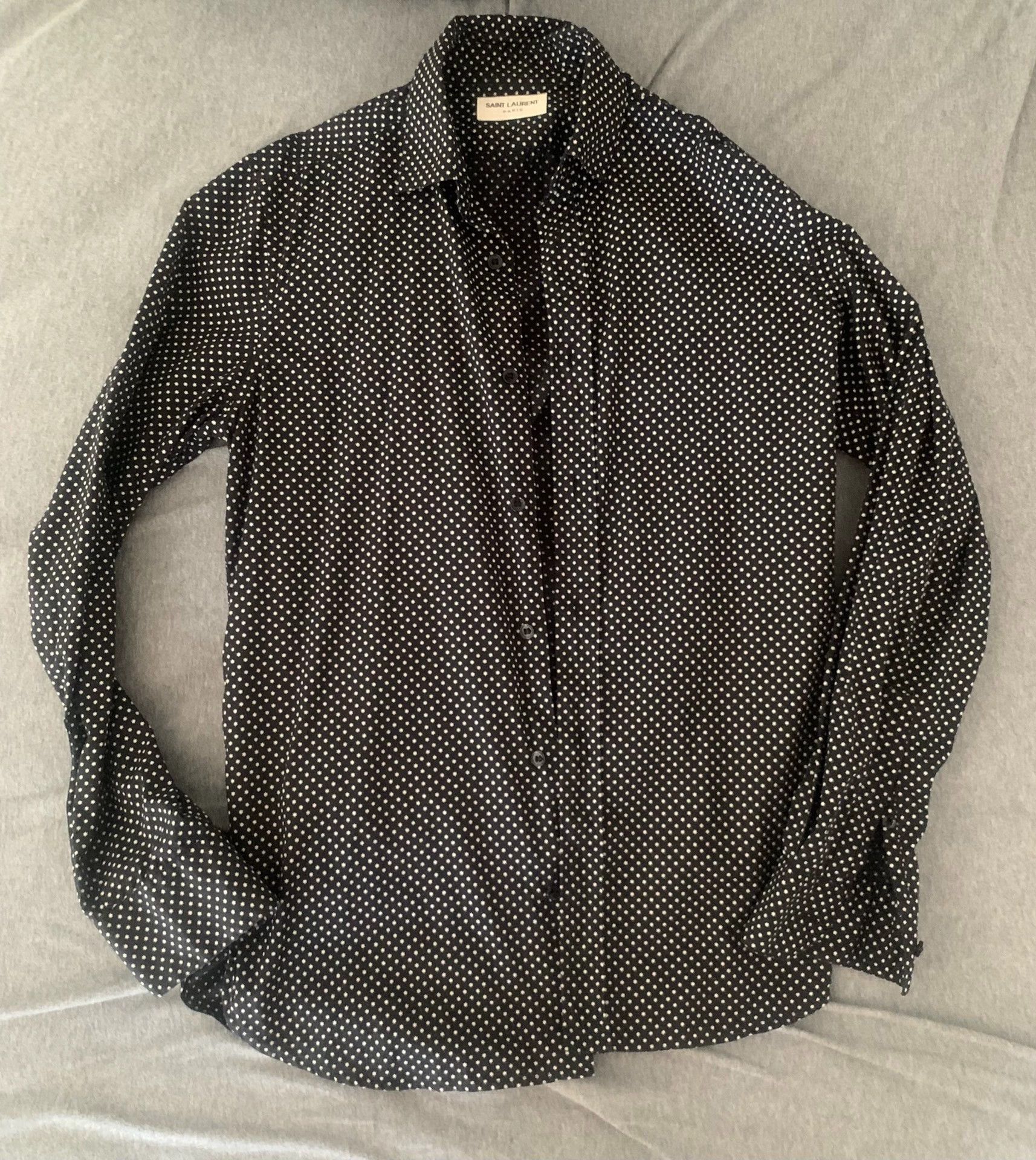 Saint Laurent Paris Saint Laurent Paris Star mulberry silk shirt Size US XS / EU 42 / 0 - 1 Thumbnail