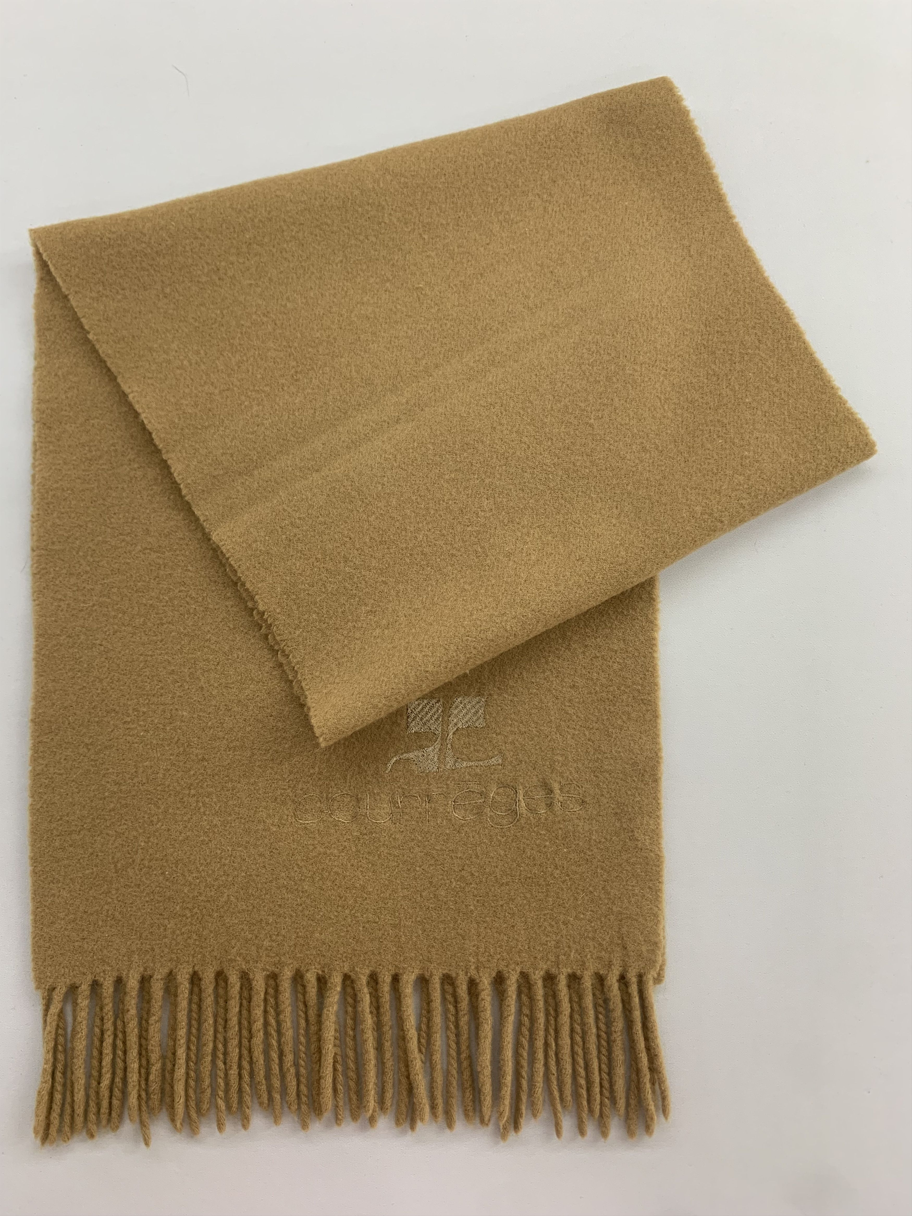 Courreges Courreges Scarf Wool Muffler Neck Wrap BL2051 Size ONE SIZE - 3 Thumbnail