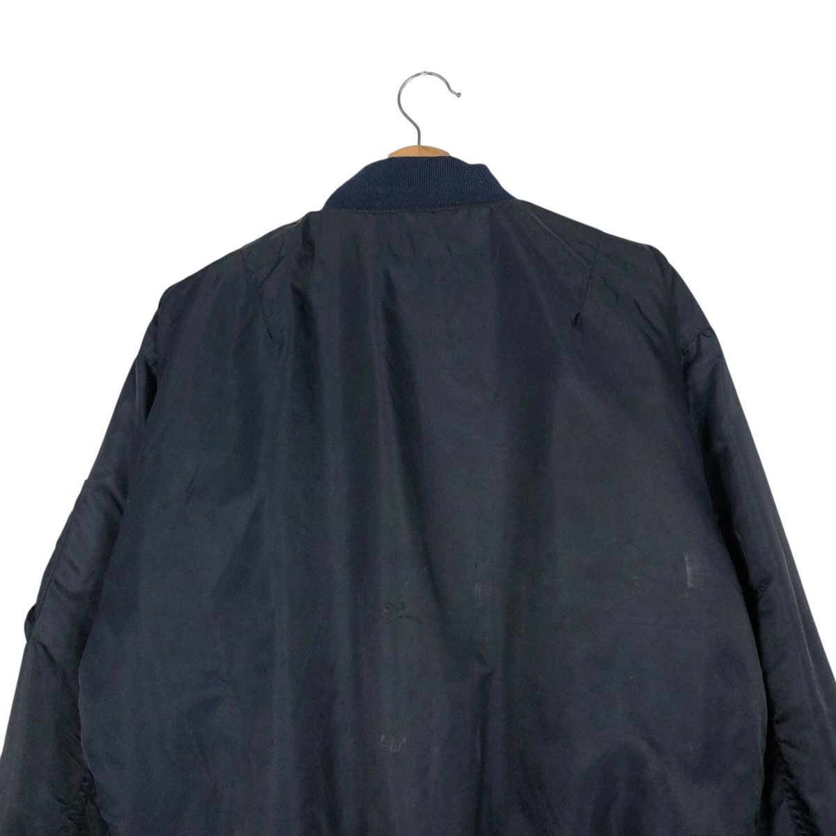 Japanese Brand Reversible Bomber Jacket Satin Suntory Boss Coffee Big Logo Size US M / EU 48-50 / 2 - 12 Thumbnail