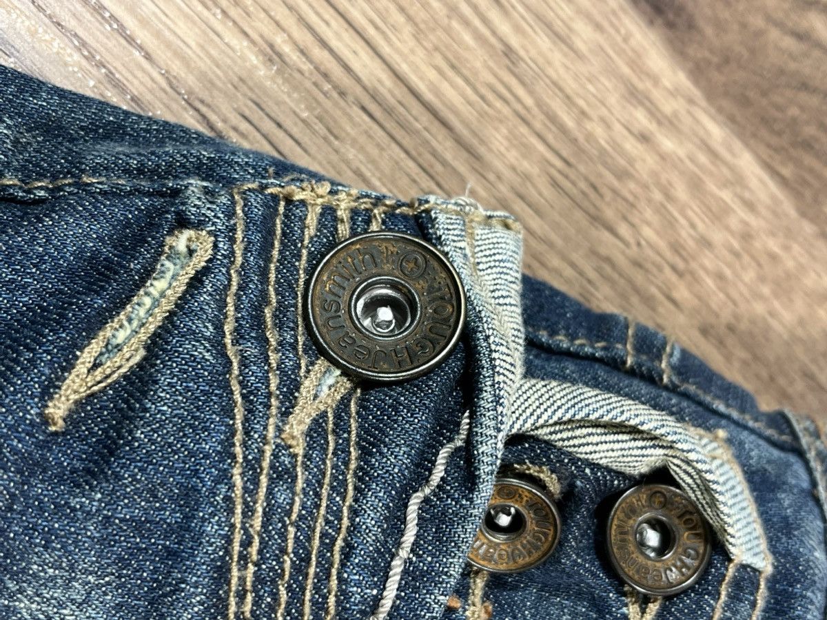 Japanese Brand Tough Vintage Distressed Denim Pants Jeans Size US 32 / EU 48 - 10 Thumbnail