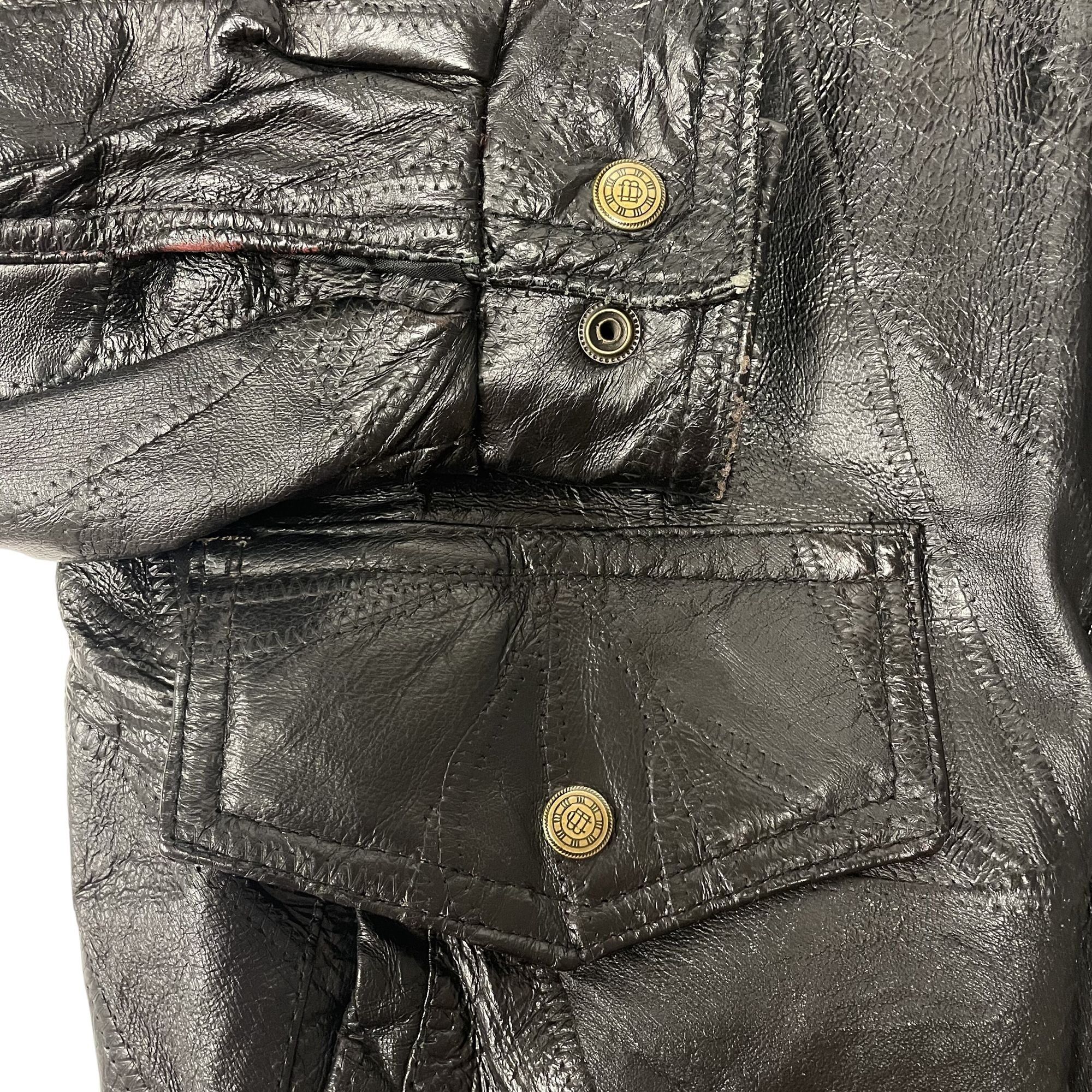Other Vtg Roadpro PIGSKIN Leather Motorcycle BIKER Bomber Size US L / EU 52-54 / 3 - 12 Thumbnail