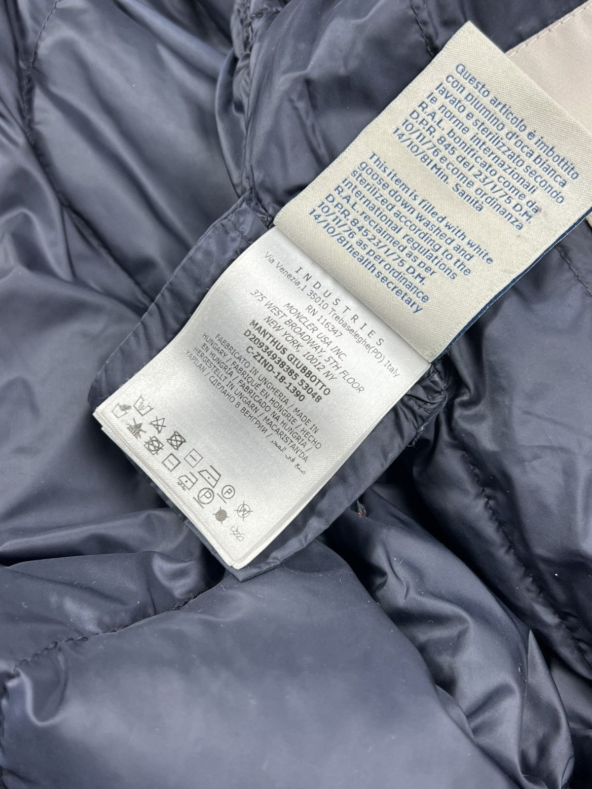 Moncler Moncler Manthus Down Blue Parka Size M / US 6-8 / IT 42-44 - 9 Thumbnail
