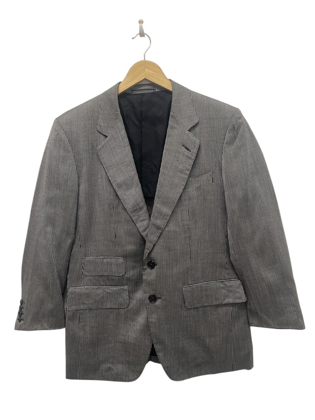 Alfred Dunhill Vintage DUNHILL Pure Silk Blazer Size 38S - 1 Thumbnail