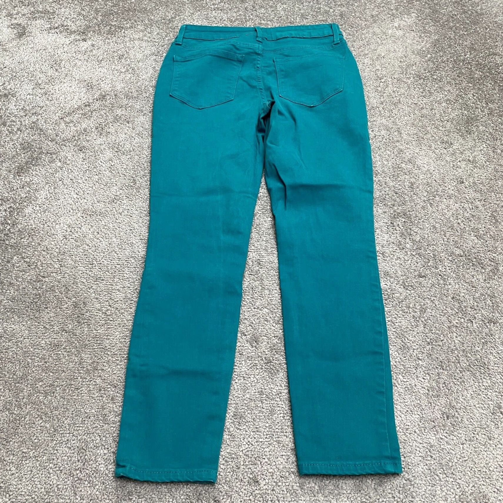 Old Navy Old Navy Rockstar Skinny Denim Jeans Womens 6 Teal Blue Mid Rise Stretch 28x26 Size 28" / US 6 / IT 42 - 2 Thumbnail