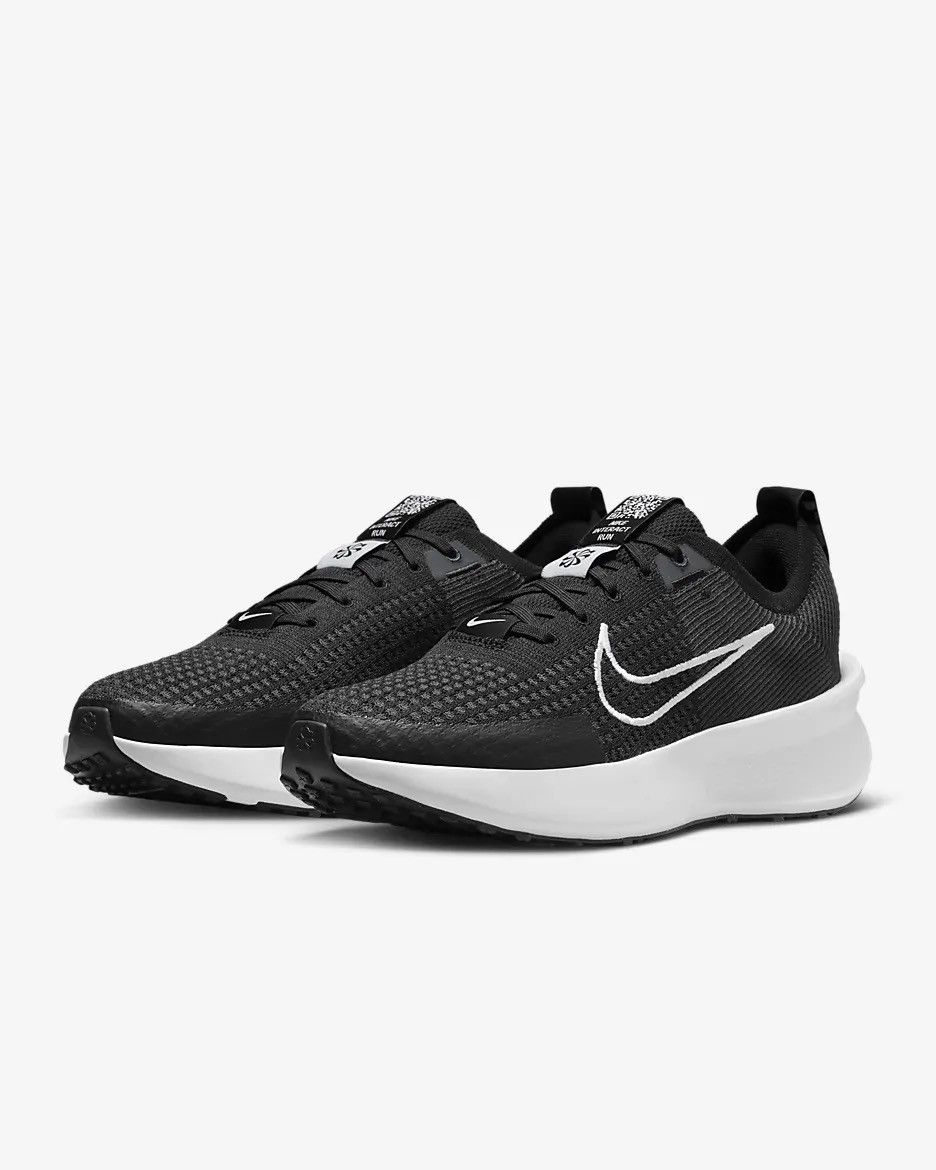 Nike Nike Mens Interact Run Black Running Shoes Size 9.5 Size US 9.5 / EU 42-43 - 2 Thumbnail