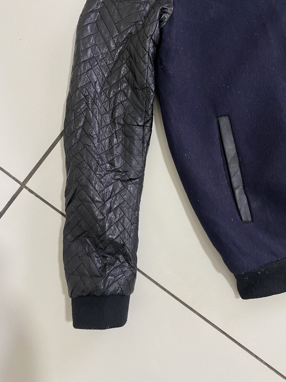 Mackage Mackage bomber jacket navy blue wool Size US M / EU 48-50 / 2 - 13 Thumbnail