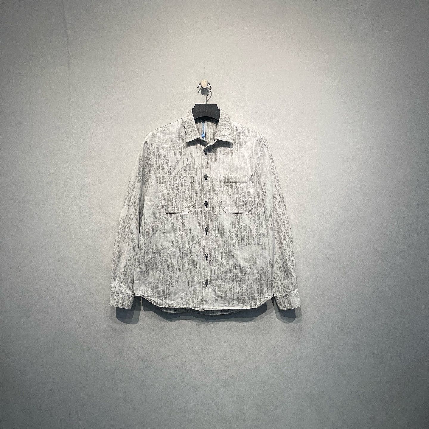 Dior Dior Oblique Pattern Shirt Size 39 Size US M / EU 48-50 / 2 - 1 Thumbnail