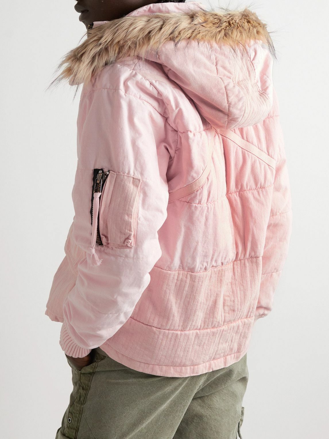 Greg Lauren Sz4 Sample Paneled Scrapwork Snorkel Patchwork Parka Size US XL / EU 56 / 4 - 2 Thumbnail