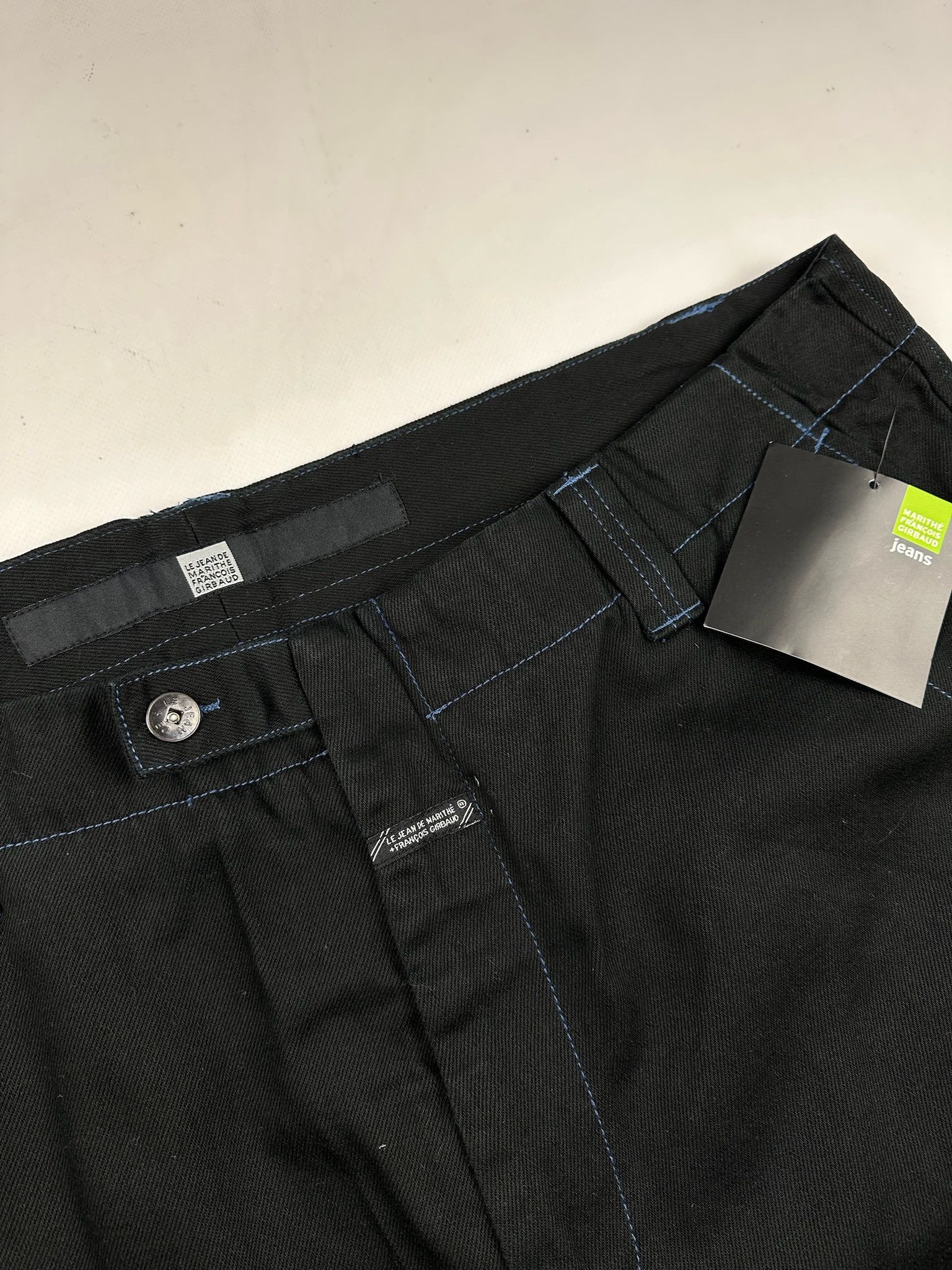 Marithe + Francois Girbaud Baggy girbaud jeans skate fit wide leg Velcro Size US 44 / EU 60 - 2 Thumbnail