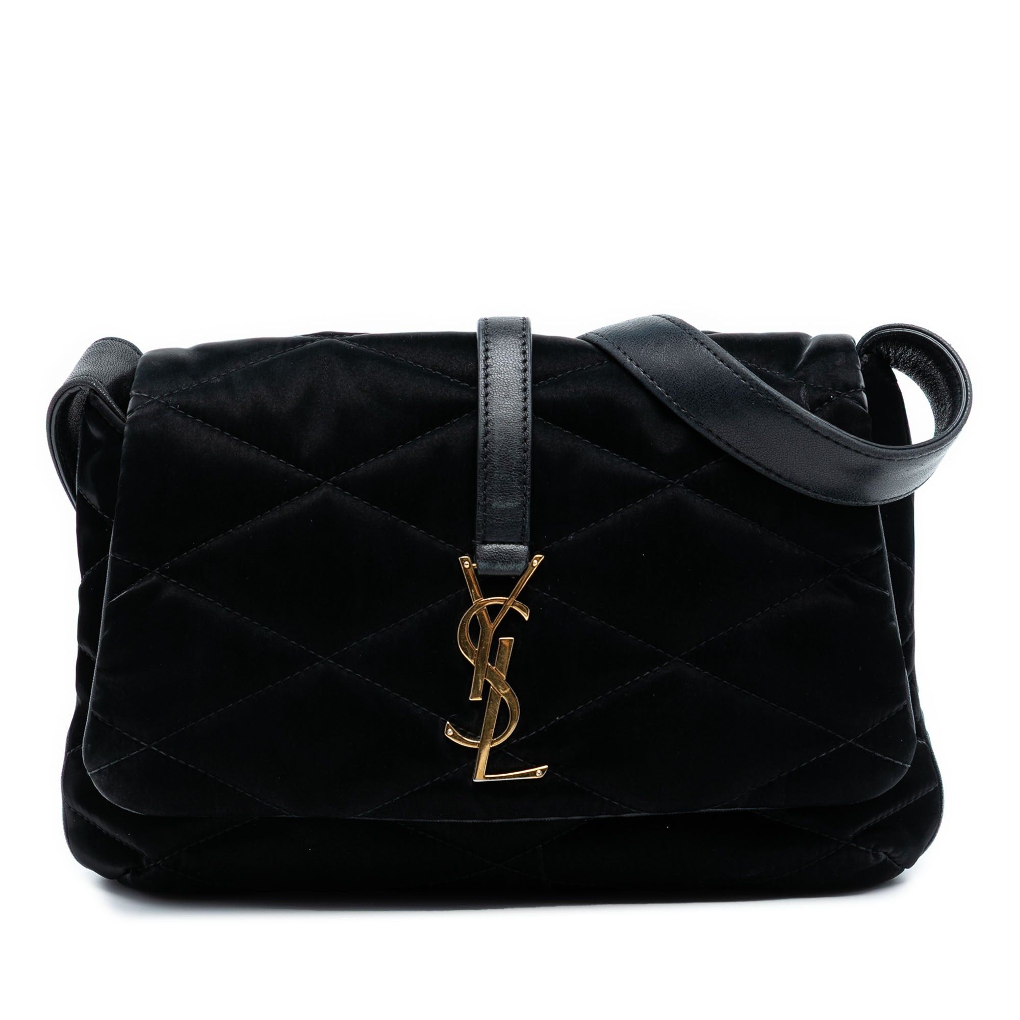 Saint Laurent Paris Quilted Satin Le 57 Shoulder Bag Size ONE SIZE - 1 Thumbnail