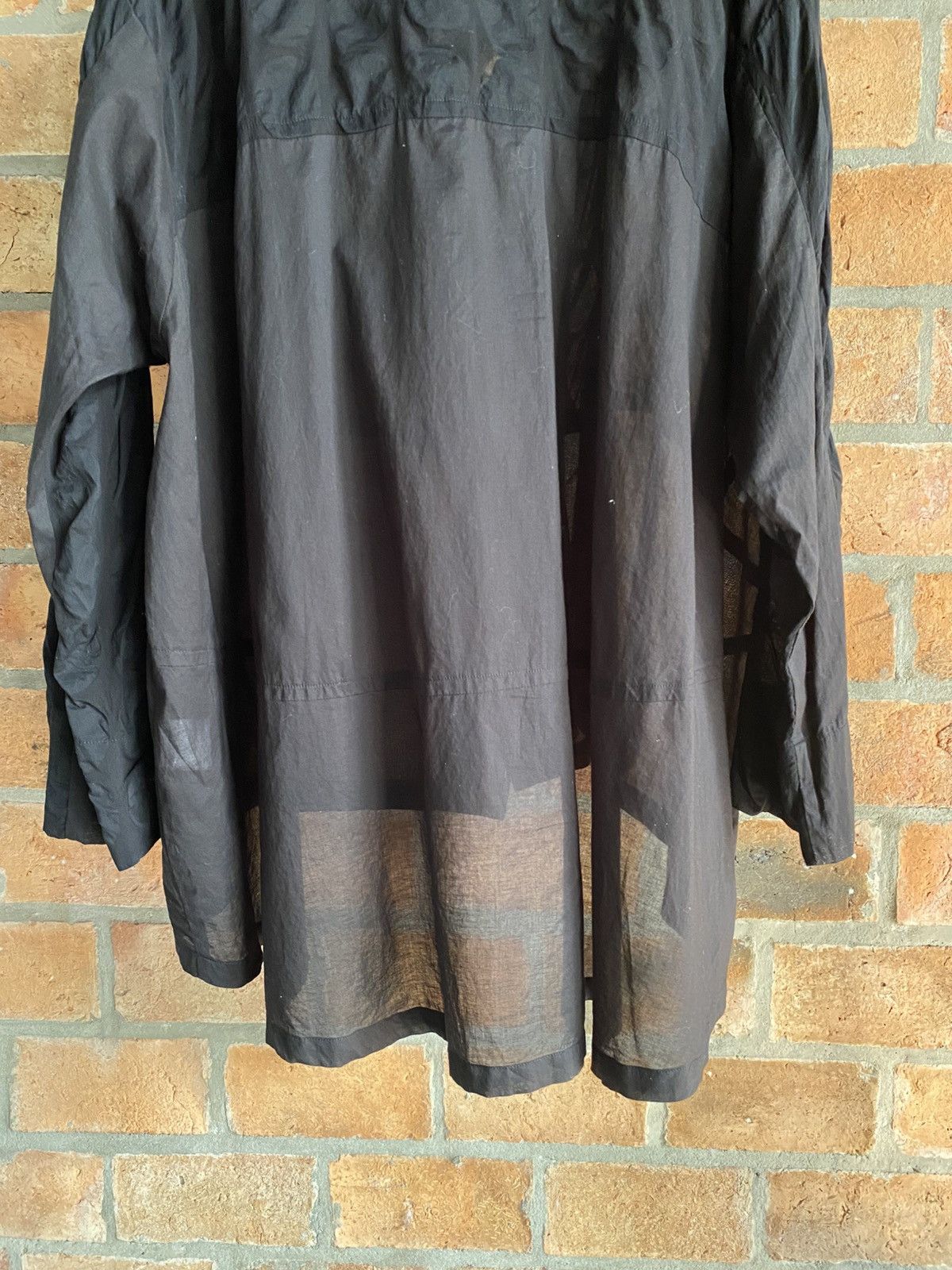 Designer × Japanese Brand MOYURU Black Loose-Fit Printed Shirt. Size S / US 4 / IT 40 - 7 Thumbnail