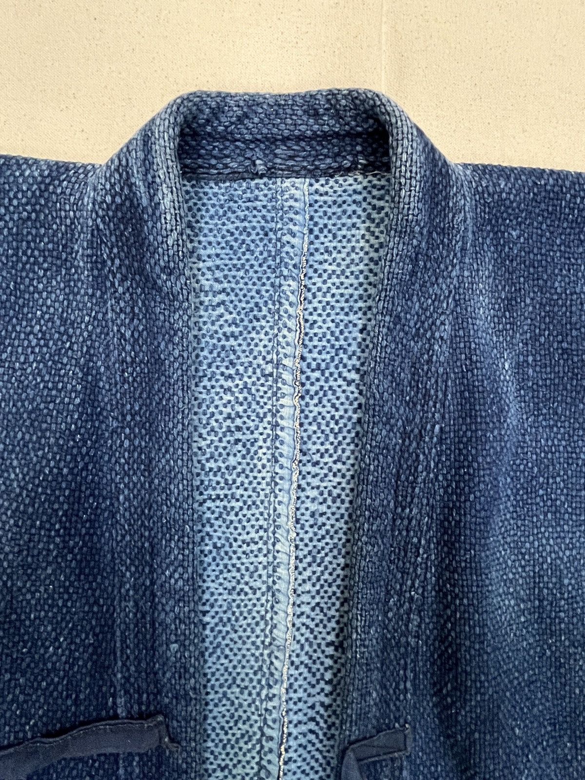 RARE VINTAGE JAPANESE INDIGO SASHIKO Fireman Hanten Fits S/M