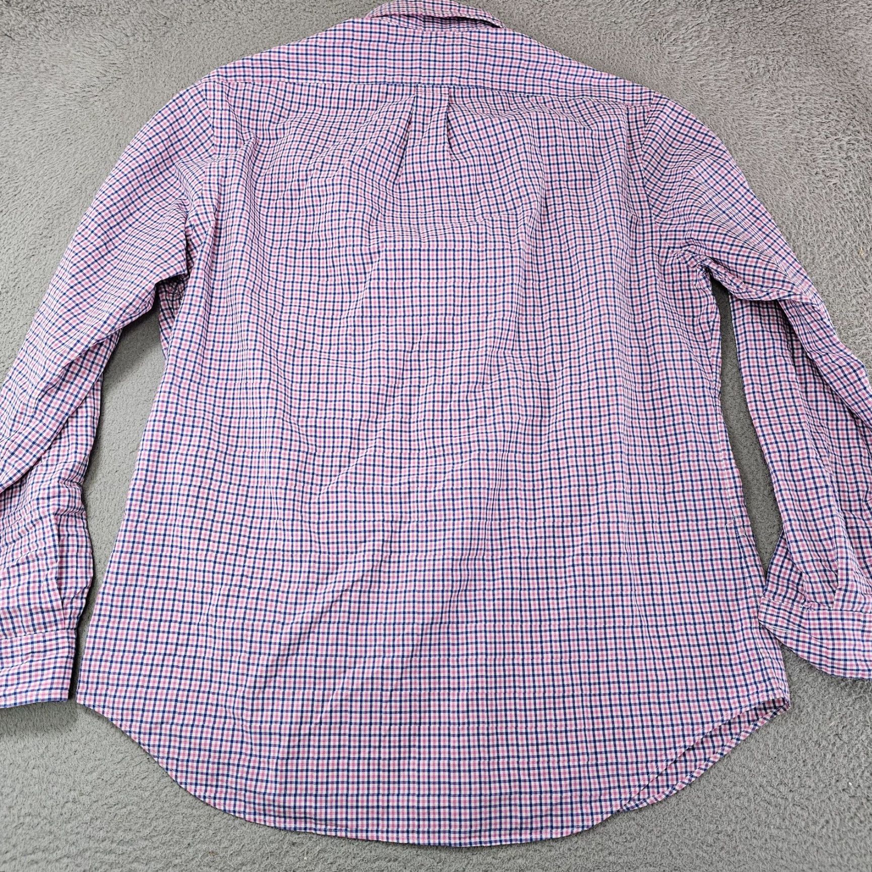 Ralph Lauren Ralph Lauren Shirt Mens Large Pink Blue Check Button-Down Long Sleeve Pony Logo Size US L / EU 52-54 / 3 - 5 Thumbnail