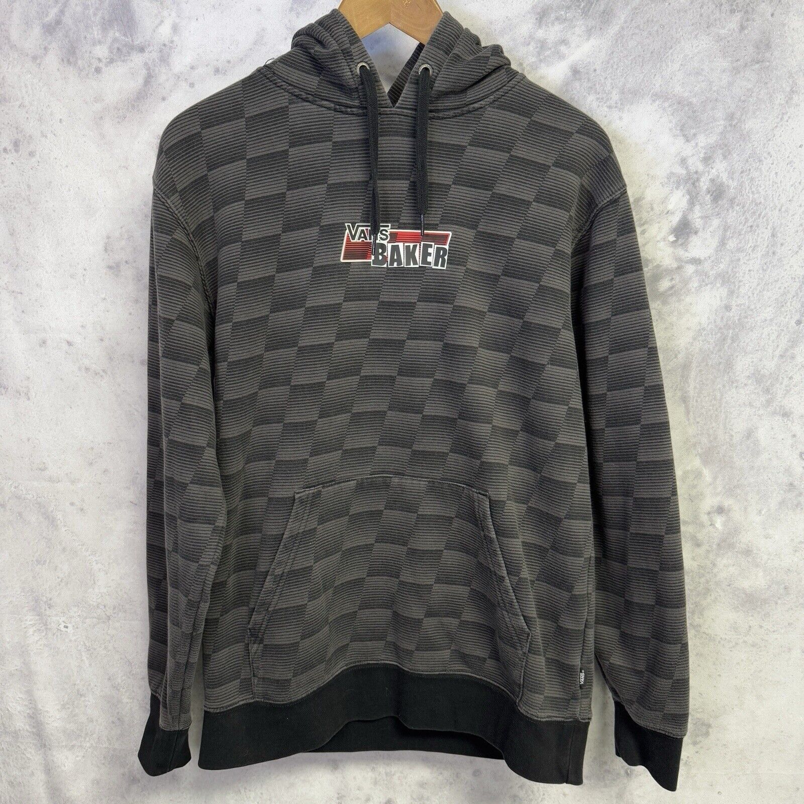Vans Vans x Baker Hoodie Mens Small Gray/Black Skate Sweatshirt Size US S / EU 44-46 / 1 - 1 Thumbnail