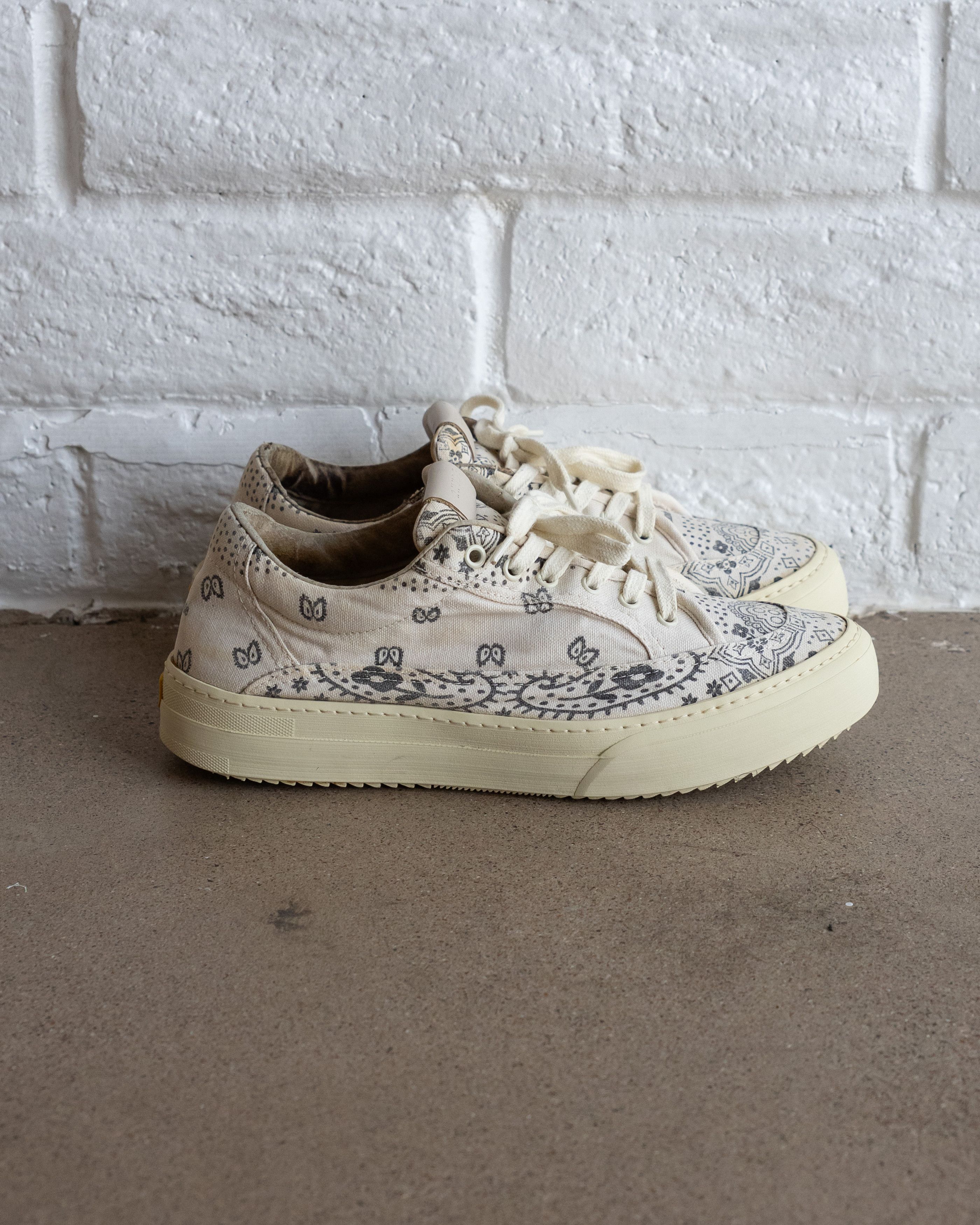 Rhude Rhude V2 Sneaker Bandana White Low Top Canvas Men's 10 Size US 10 / EU 43 - 3 Thumbnail