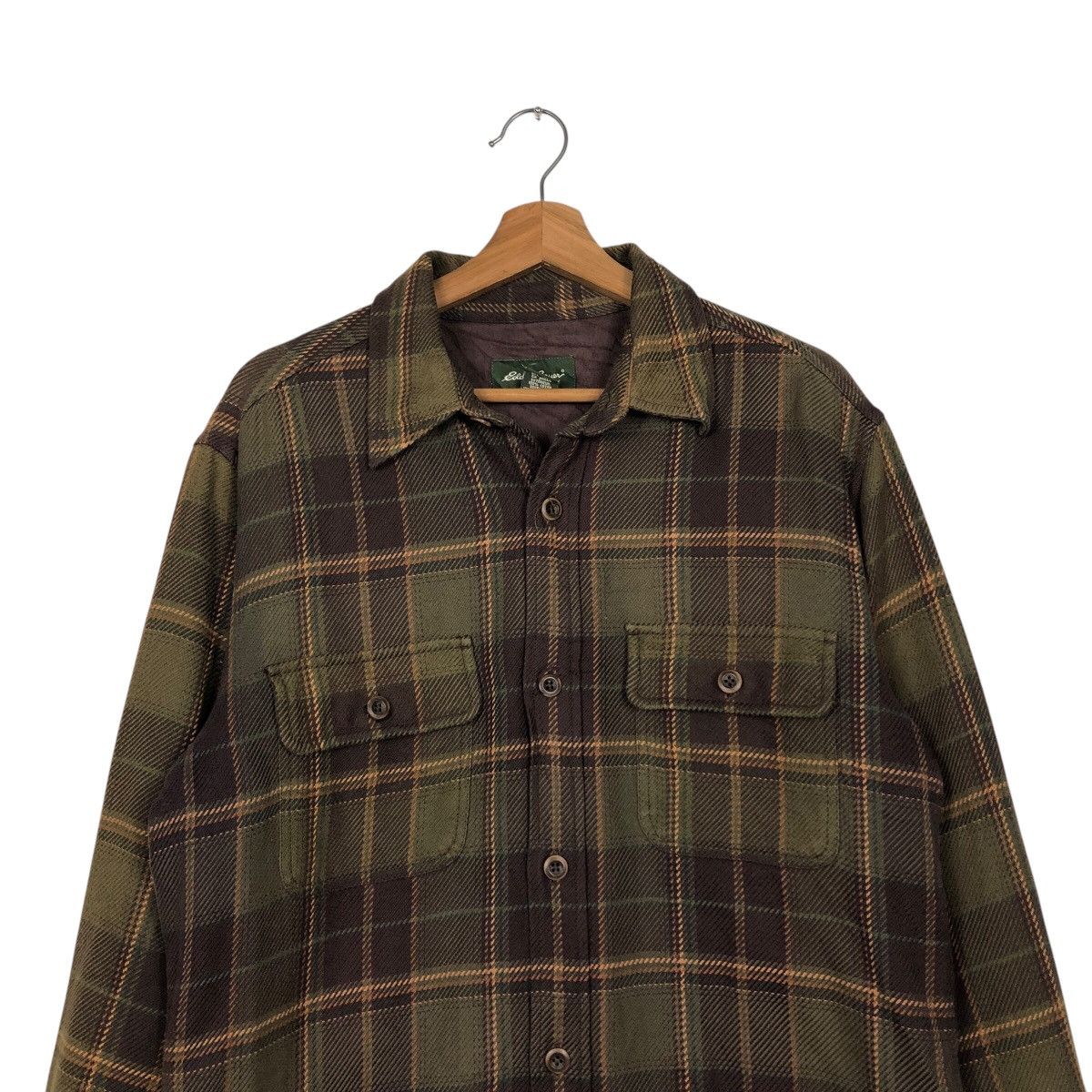 Flannel 📌Vintage Shirt Button Jacket Eddie Bauer Tartan Design Size US S / EU 44-46 / 1 - 4 Thumbnail