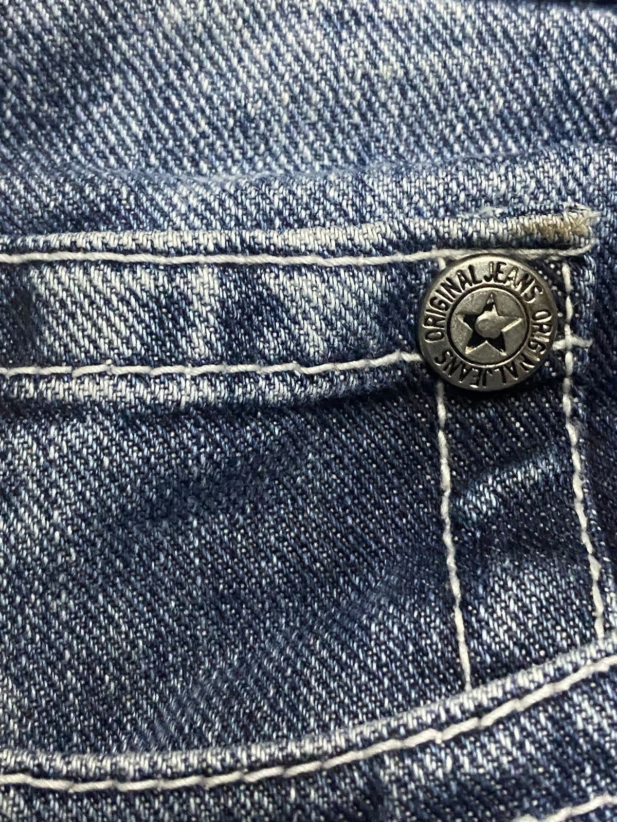 Japanese Brand Vintage Japanese Brand Star Original Distressed Slim Jeans Size US 32 / EU 48 - 9 Thumbnail