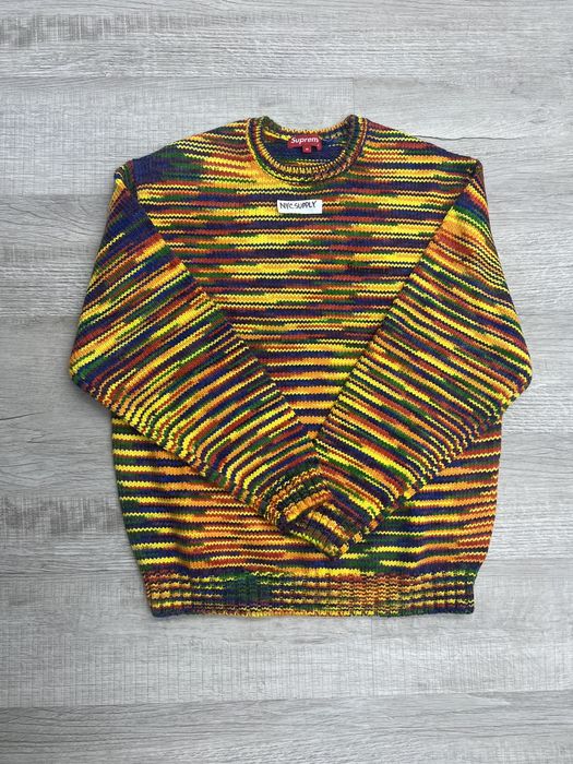 Supreme Supreme Static Sweater Multicolor Size M | Grailed