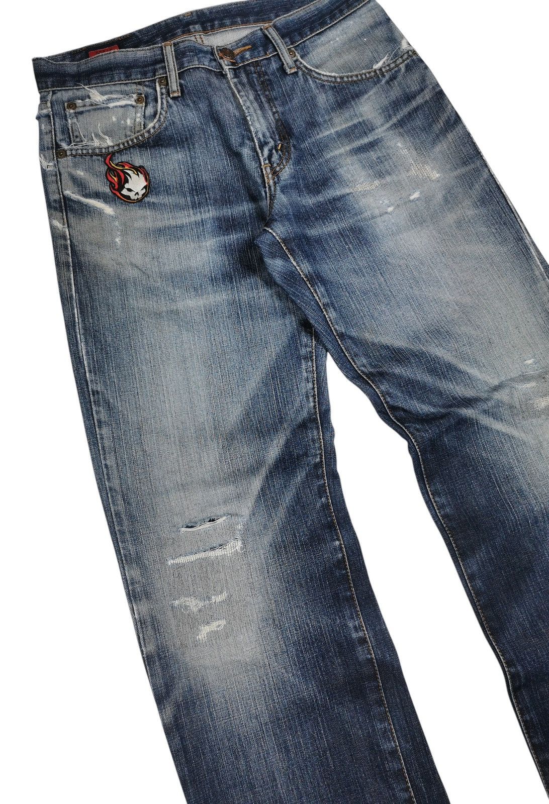 Edwin Vintage Edwin Jeans Distressed Rusty Mudwash Denim Size US 31 - 6 Thumbnail