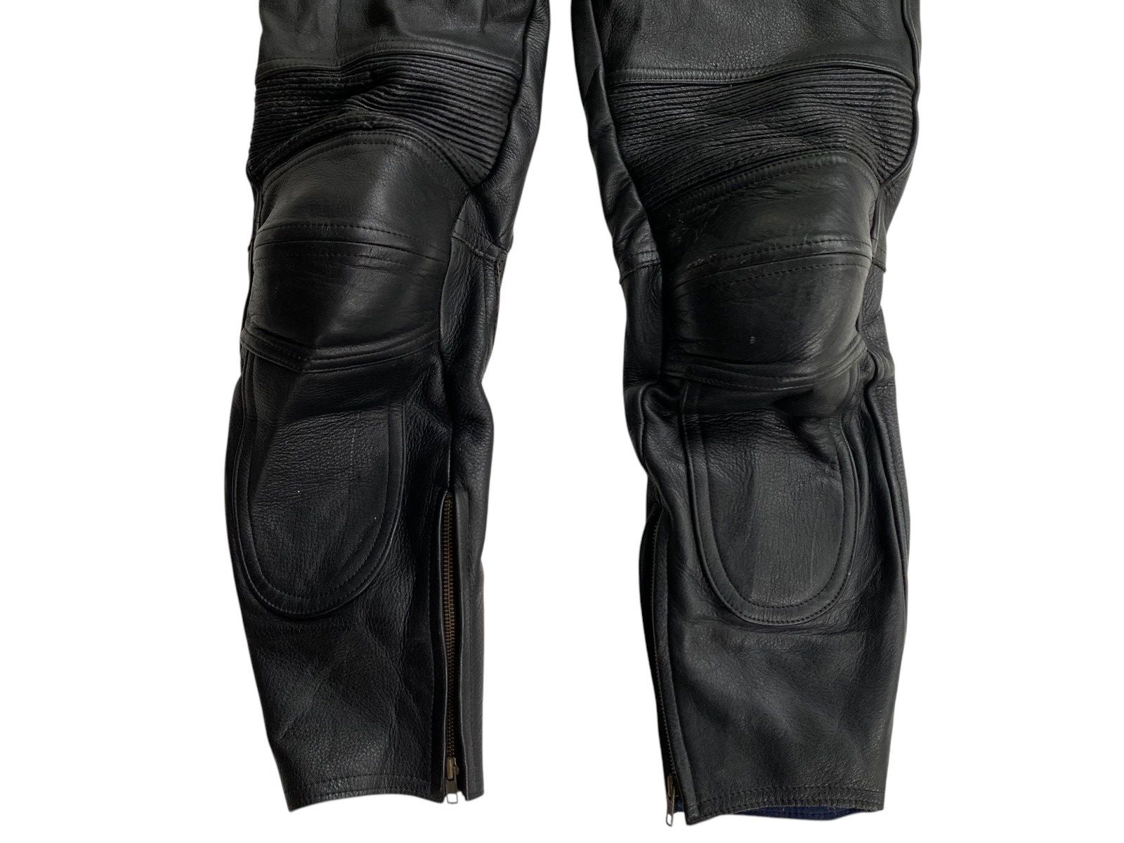 Genuine Leather Vtg Leather Pants Biker Size US 31 - 3 Thumbnail