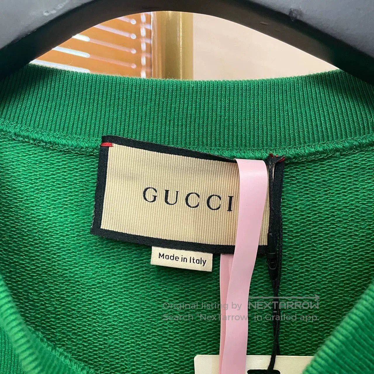 Gucci gucci green sweatshirt with rabbit design. Size US M / EU 48-50 / 2 - 3 Thumbnail