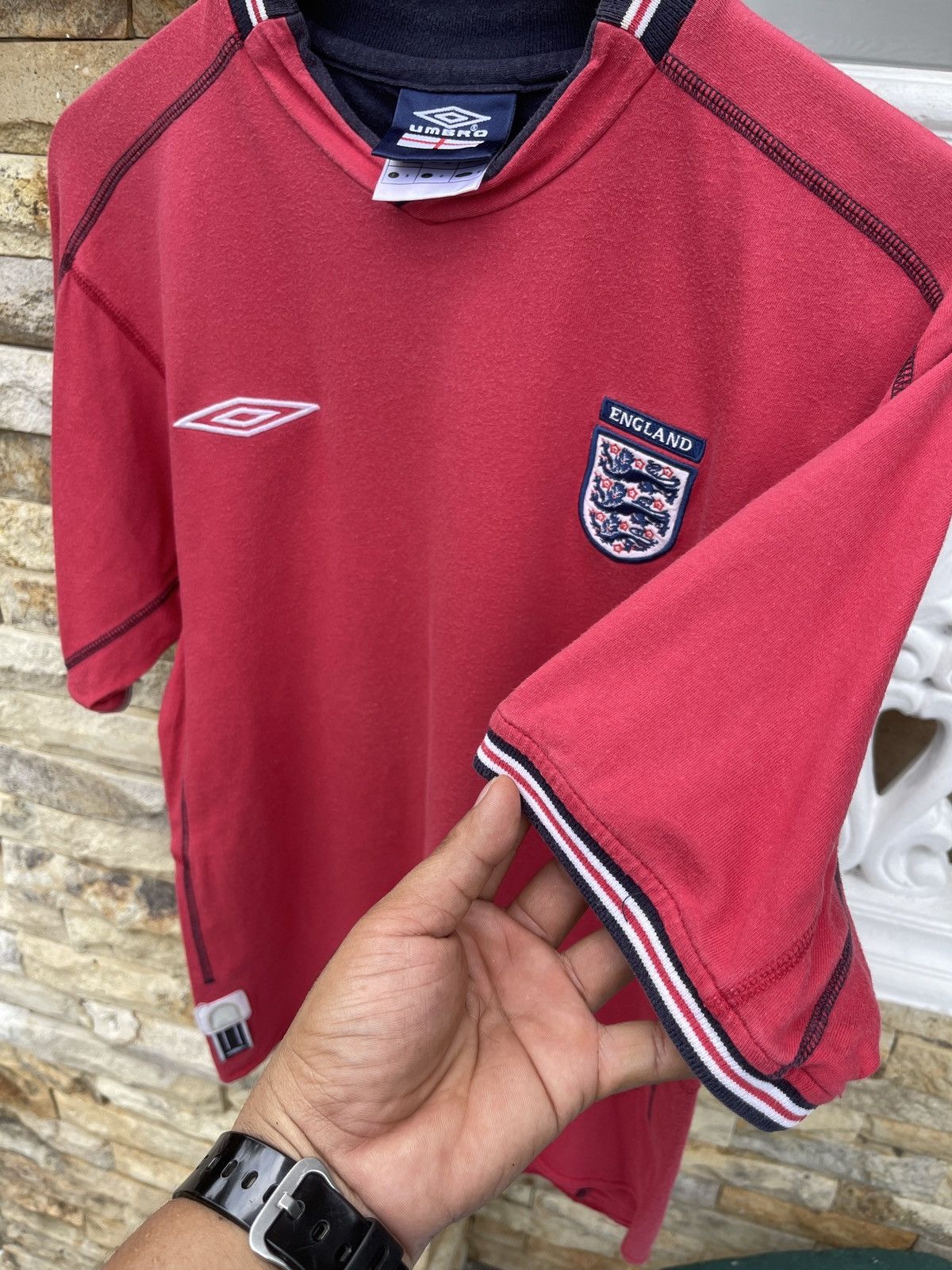 Umbro Last Drop🔥Rare🔥Vintage Y2K ENGLAND Cotton T Shirt Size US L / EU 52-54 / 3 - 10 Thumbnail