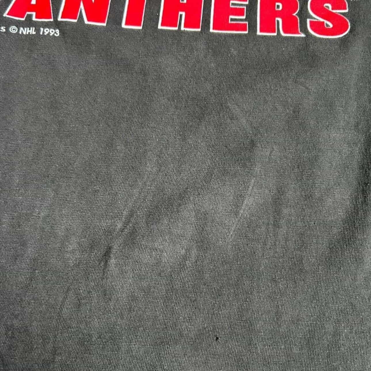 Vintage 1993 Vintage Florida Panthers Tee Shirt Size US XL / EU 56 / 4 - 5 Thumbnail
