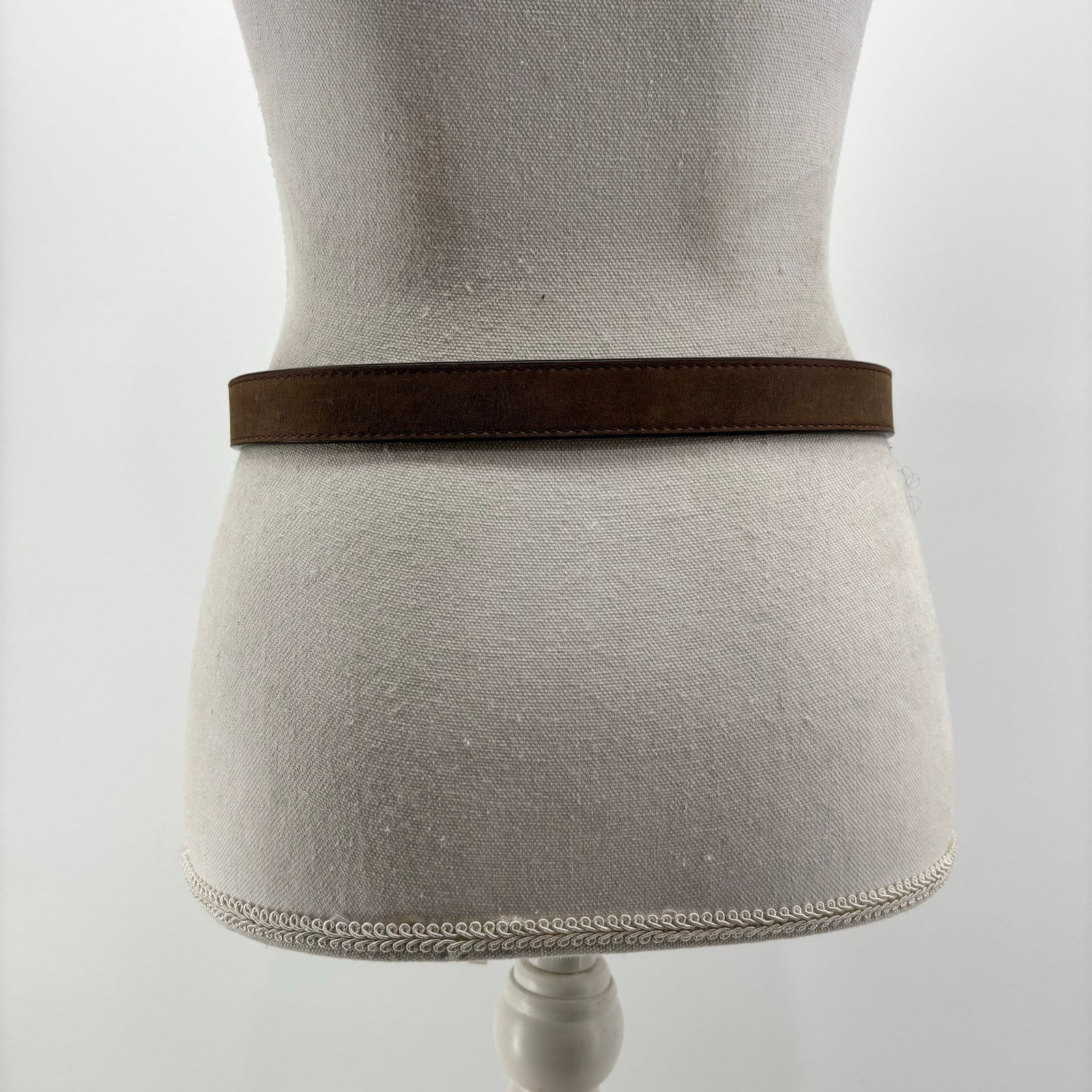 Other 3-D Belt Co. Women's Belt Large Skinny Western Cowgirl Brown Size ONE SIZE - 3 Thumbnail