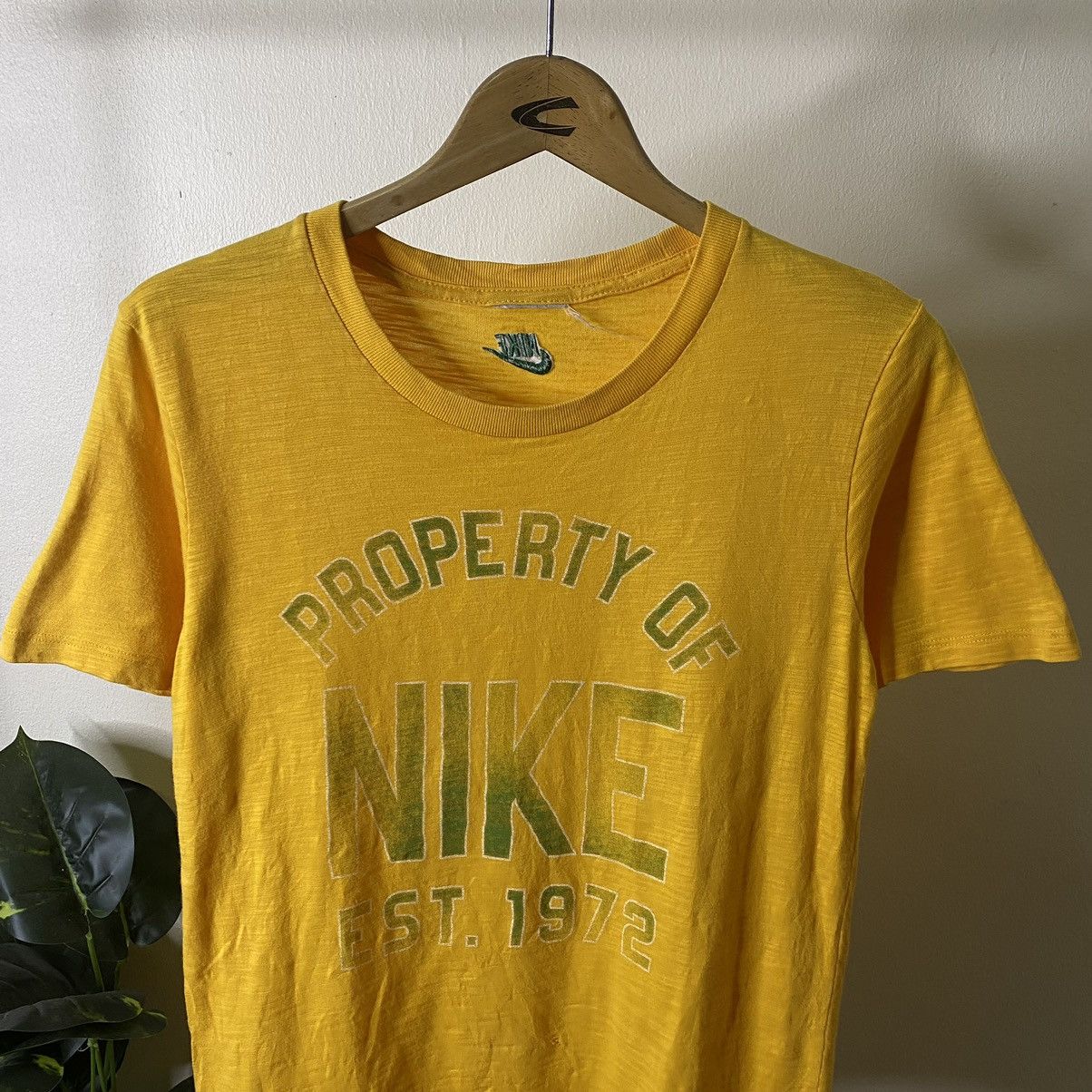 Nike Vintage 2000s Property Of Nike Loopwheel Cotton Tee Size US S / EU 44-46 / 1 - 2 Thumbnail