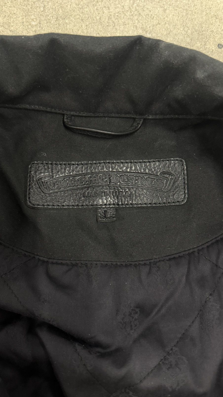 Chrome Hearts RARE! Chrome Hearts Black Waxed KS Jacket Size US L / EU 52-54 / 3 - 5 Thumbnail