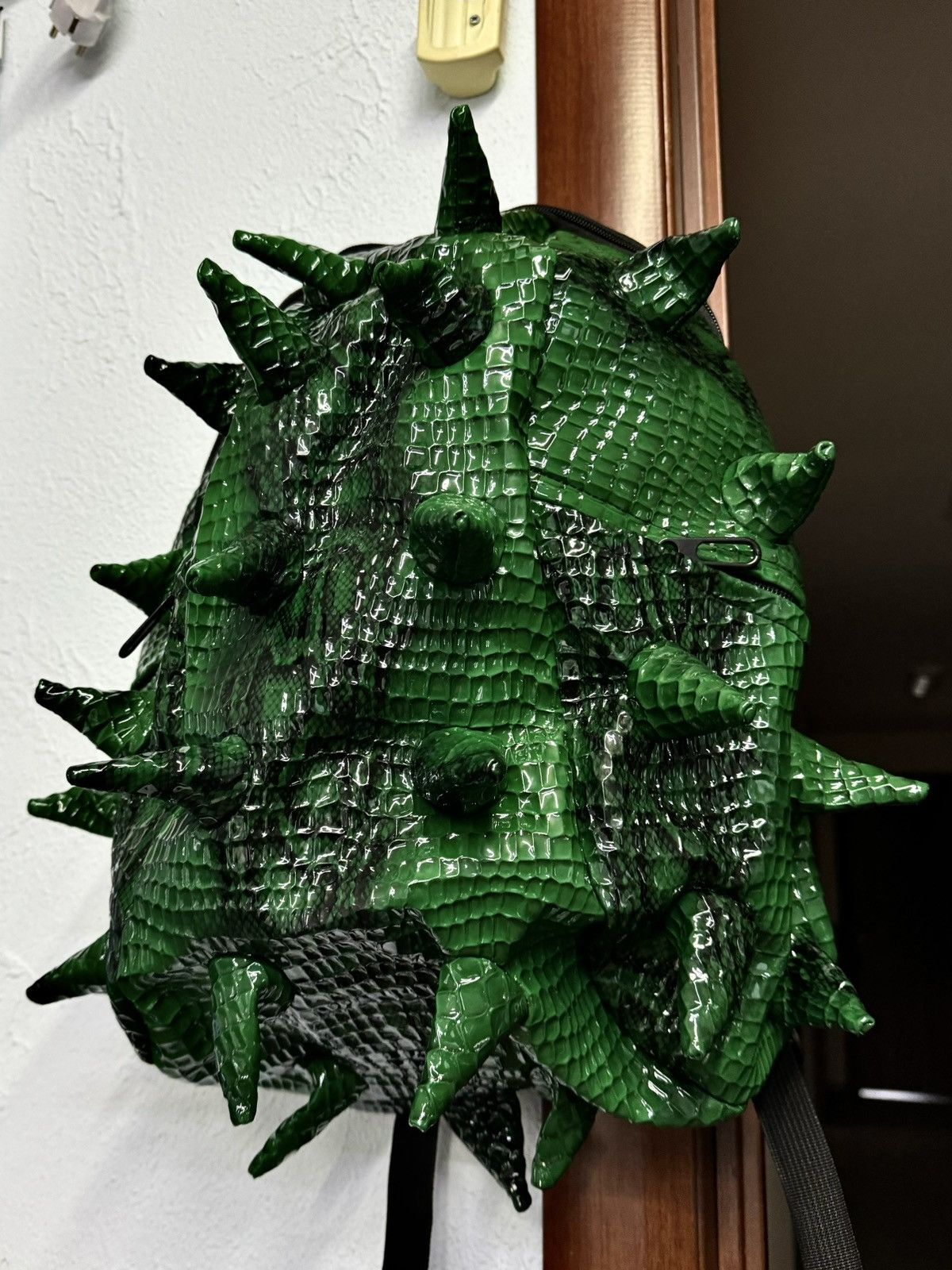 Japanese Brand Snake Leather Y2K Spike BackPack Size ONE SIZE - 1 Thumbnail
